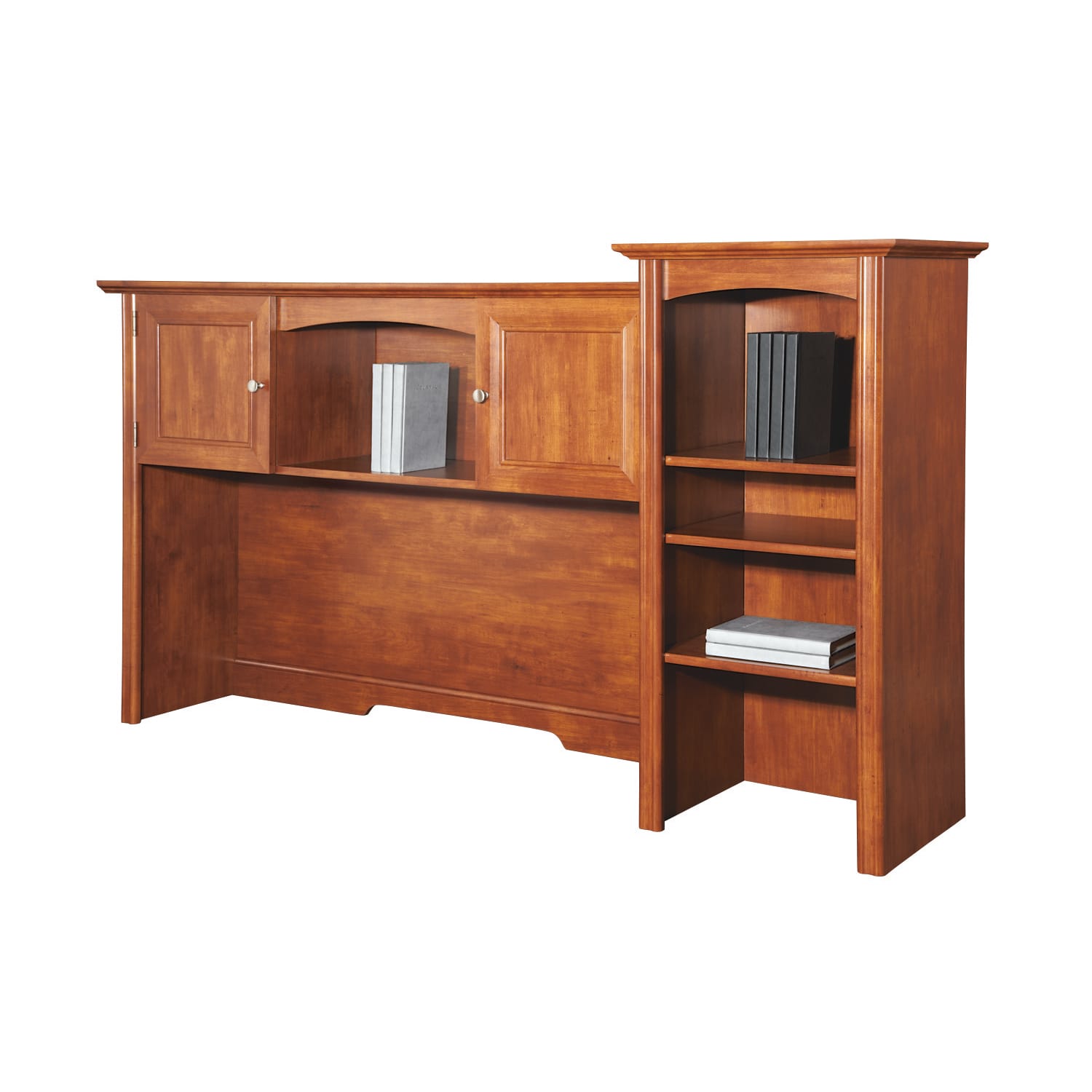 Realspace® Broadstreet 65W U Shaped Executive Desk Walnut PopularChairscom