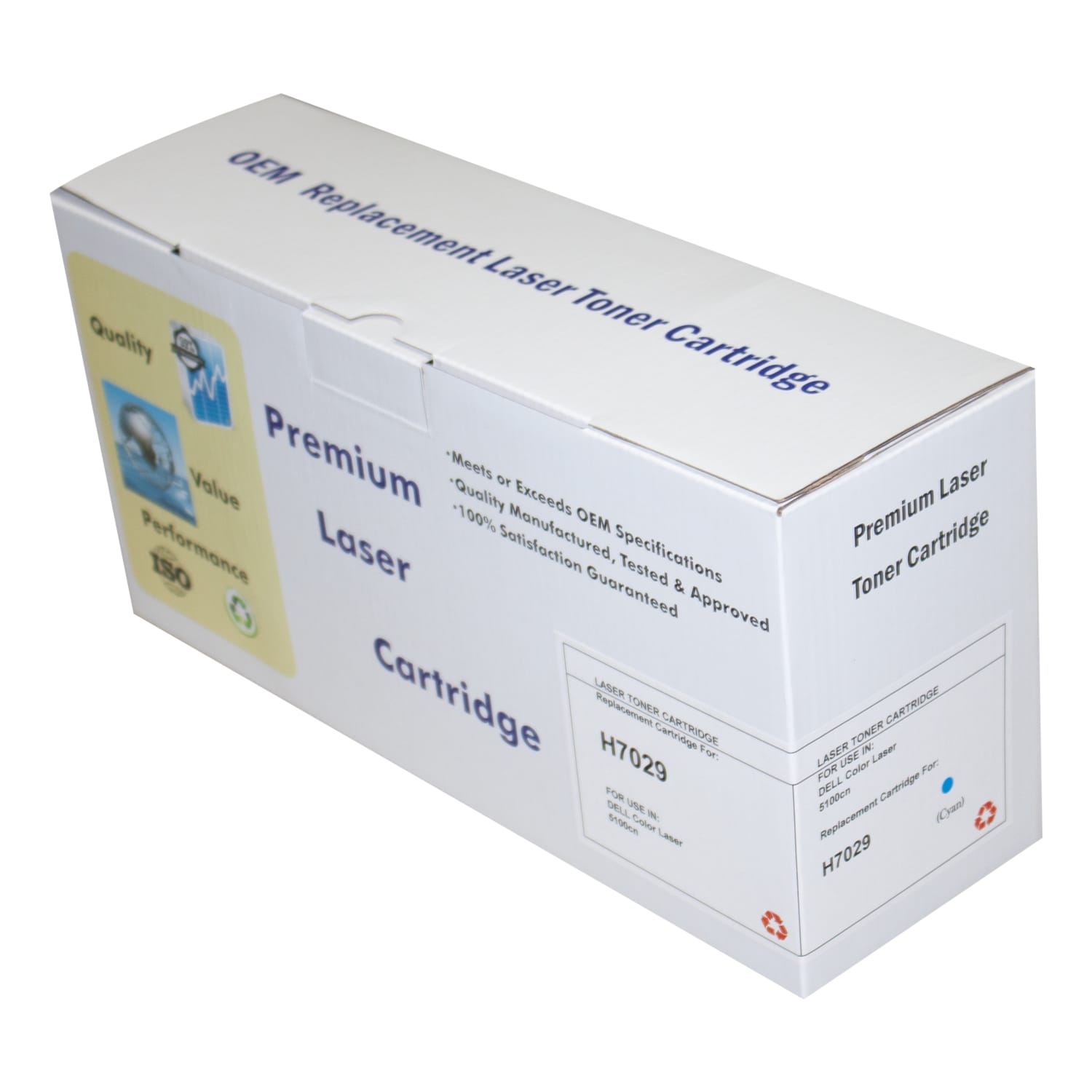 M&A Global Remanufactured Cyan Toner Cartridge Replacement For Dell 310-5810, GG579, 310-5810 CMA - Image 4