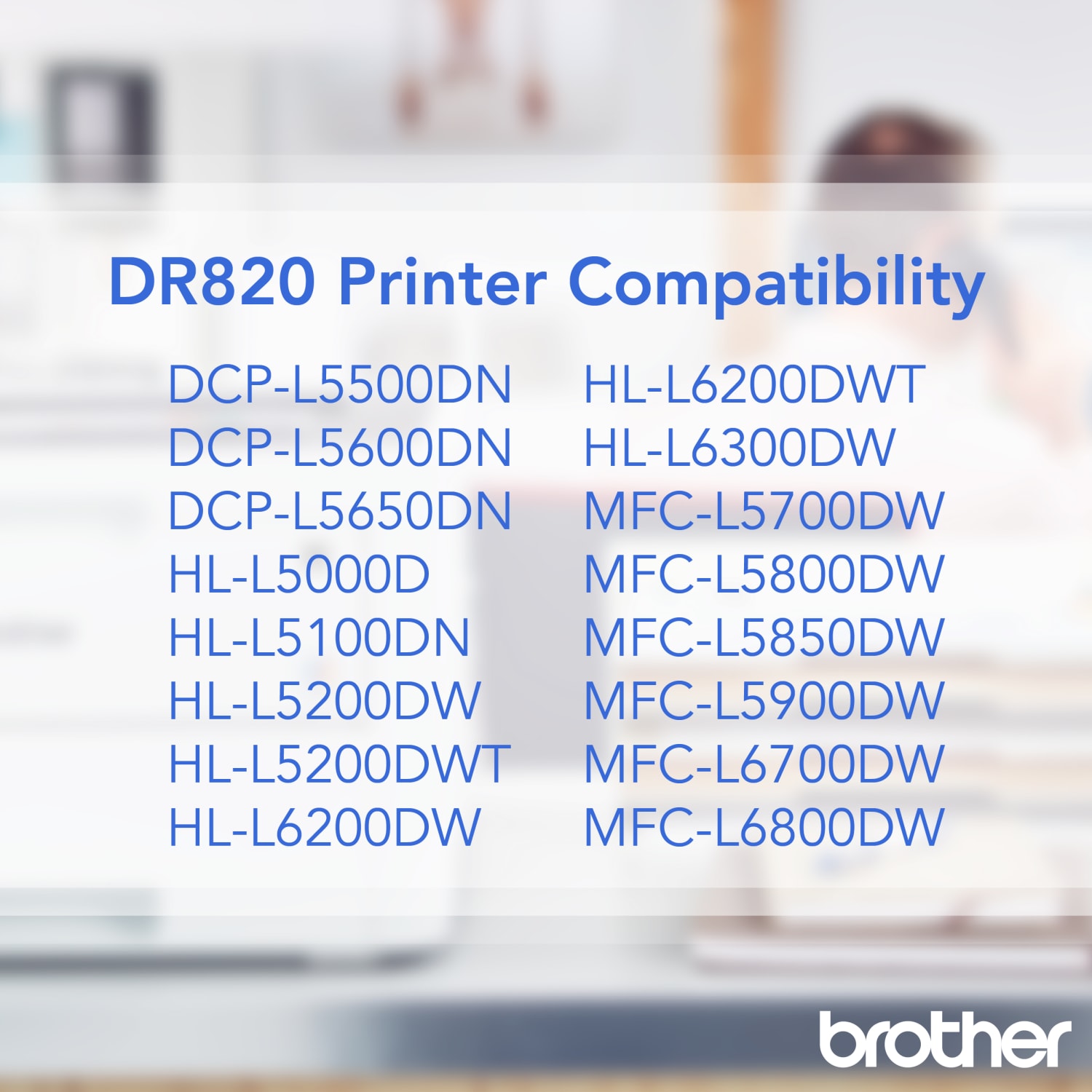 Brother DR820 Black Drum Unit - Image 3