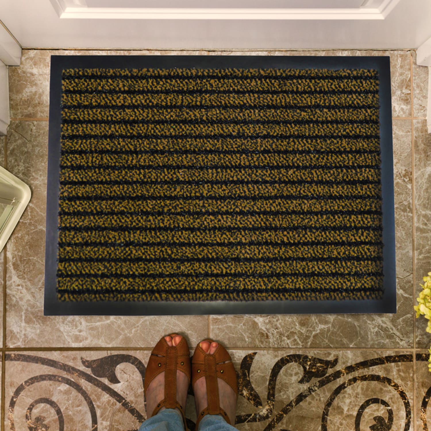 Floortex Doortex Ultimat Door Mat, 32in x 48in, Brown