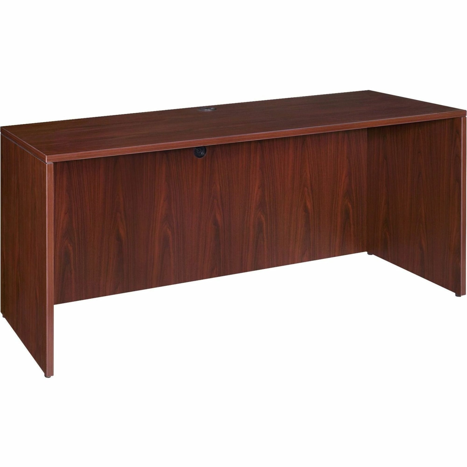 Lorell Essentials 60inW Computer Desk Credenza, Mahogany - Image 3