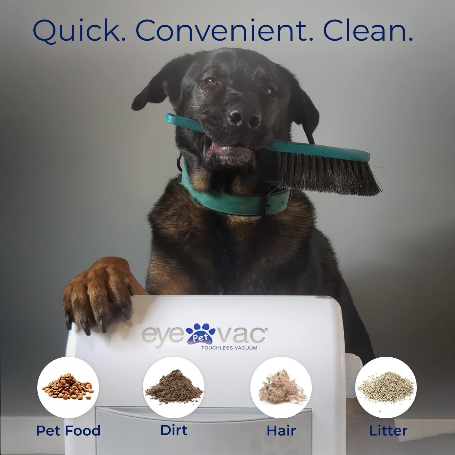 Eyevac EVPETPW Touchless Pet Vacuum, White - Image 4