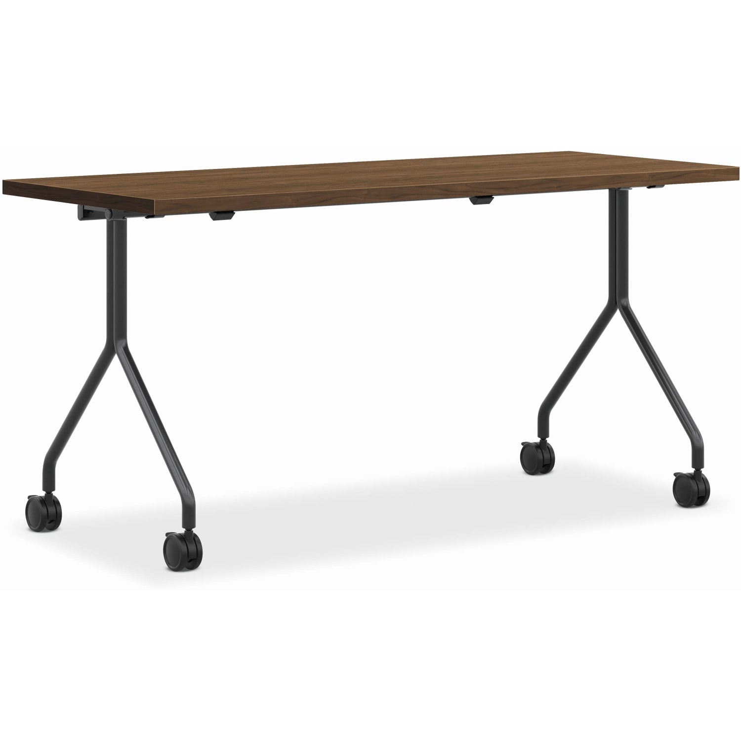 HON Between Nesting Table, 29inH x 72inW x 30inD, Brown/Black - Image 3