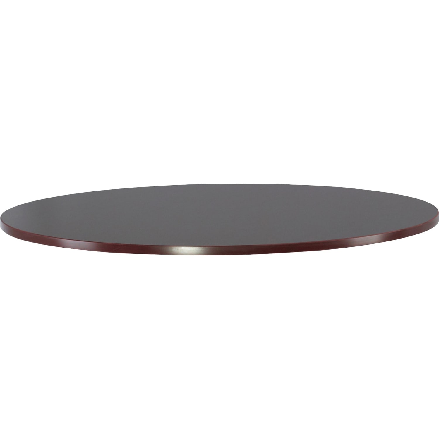 Lorell Laminate Conference Table Base, For Round Table Tops, Mahogany - Image 5