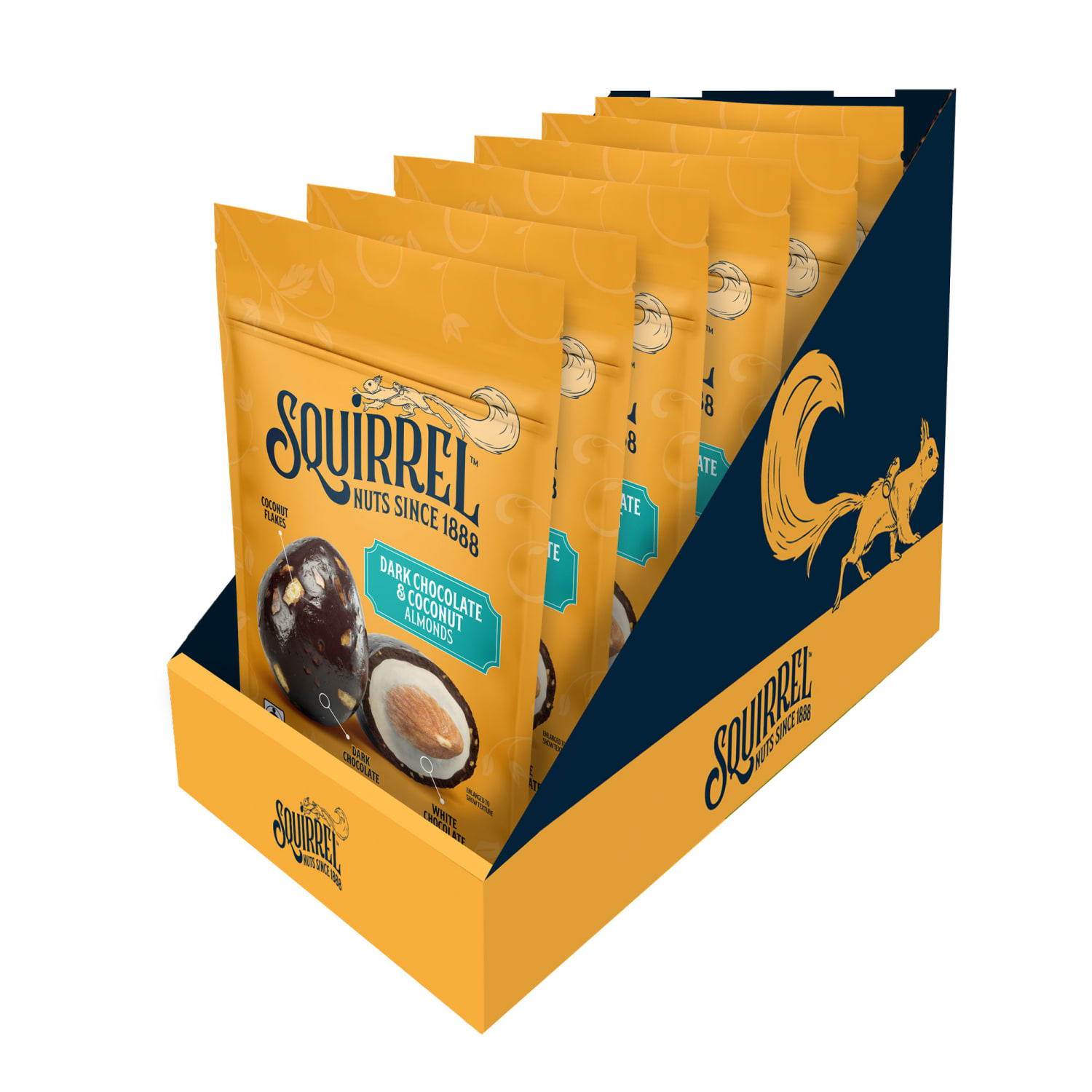 Squirrel Brand Brown Butter Milk Chocolate Cashews, 3.5 Oz, Total Qty 6 - Image 3