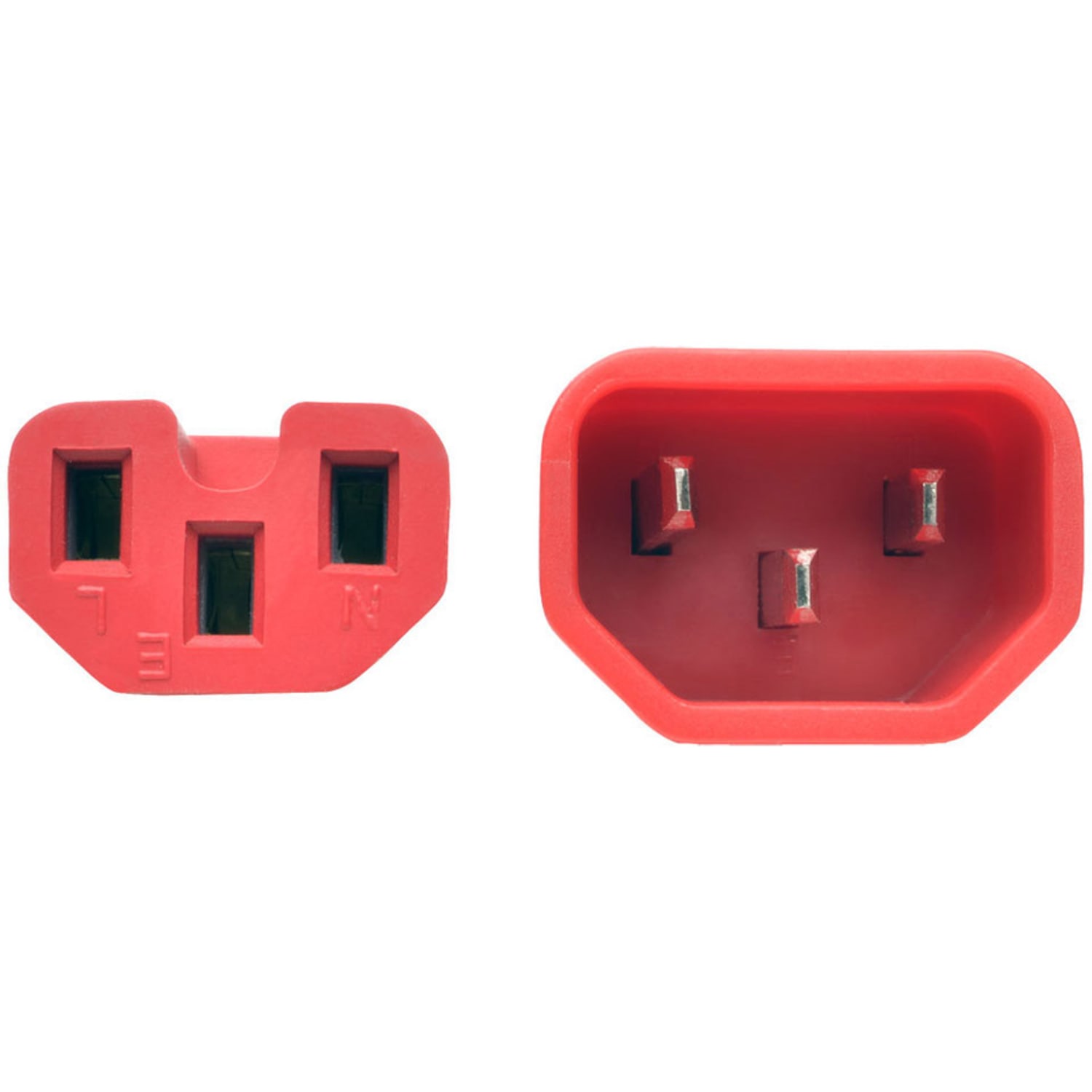 Eaton Tripp Lite Series Power Cord C14 to C15 - Heavy-Duty, 15A, 250V, 14 AWG, 3 ft. (0.91 m), Red - Power cable - IEC 60320 C14 to IEC 60320 C15 - 250 V - 15 A - 3 ft - molded - red - Image 4