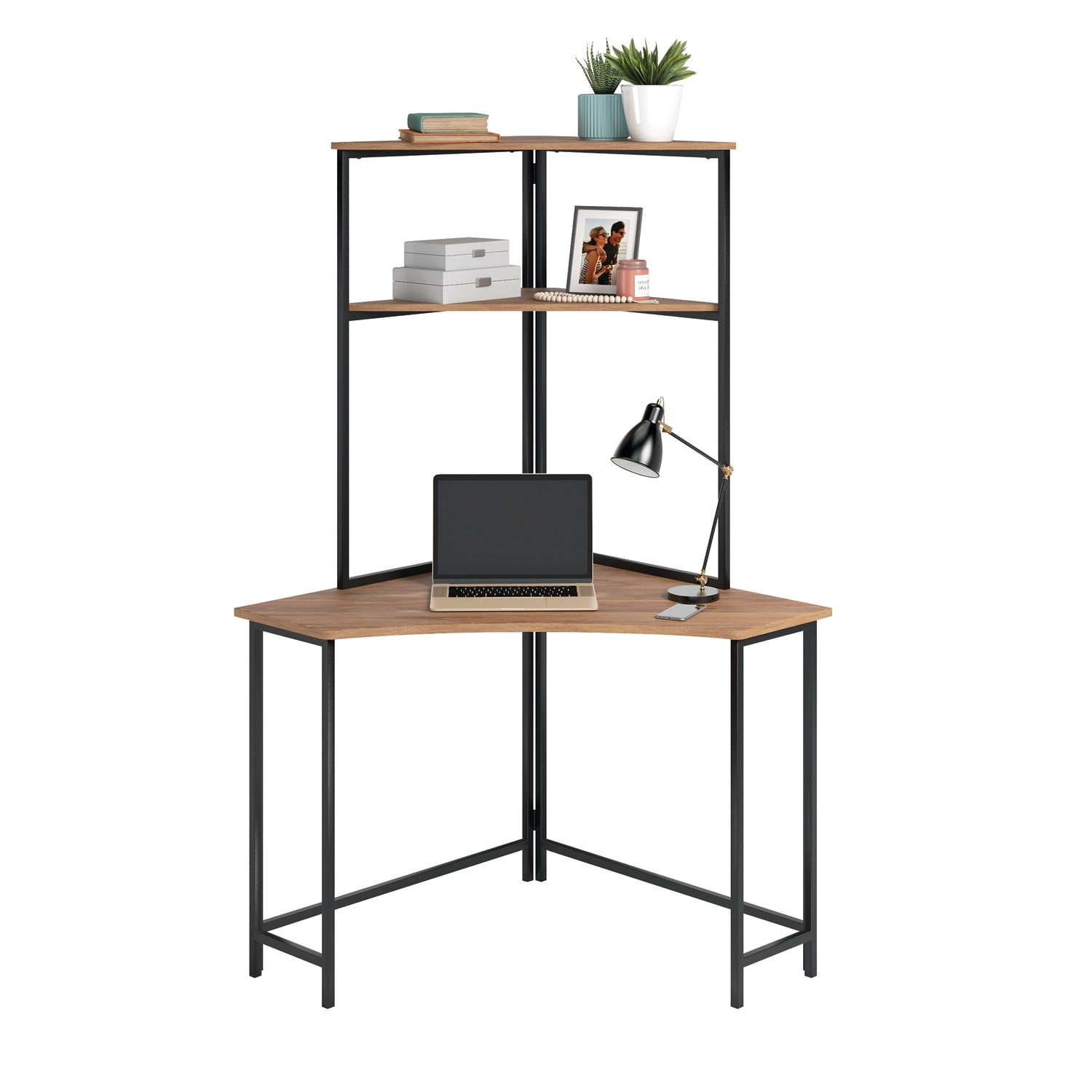Sauder North Avenue 48inW Corner Desk, Sindoori Mango - Image 3
