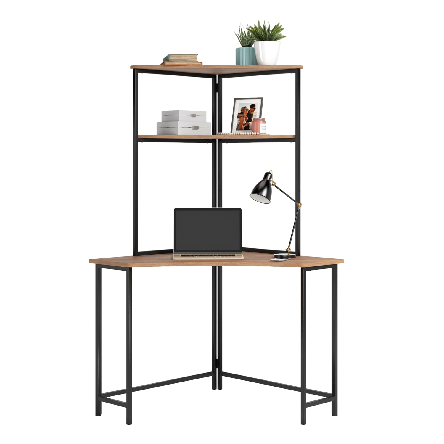 Sauder North Avenue 48inW Corner Desk, Sindoori Mango - Image 5
