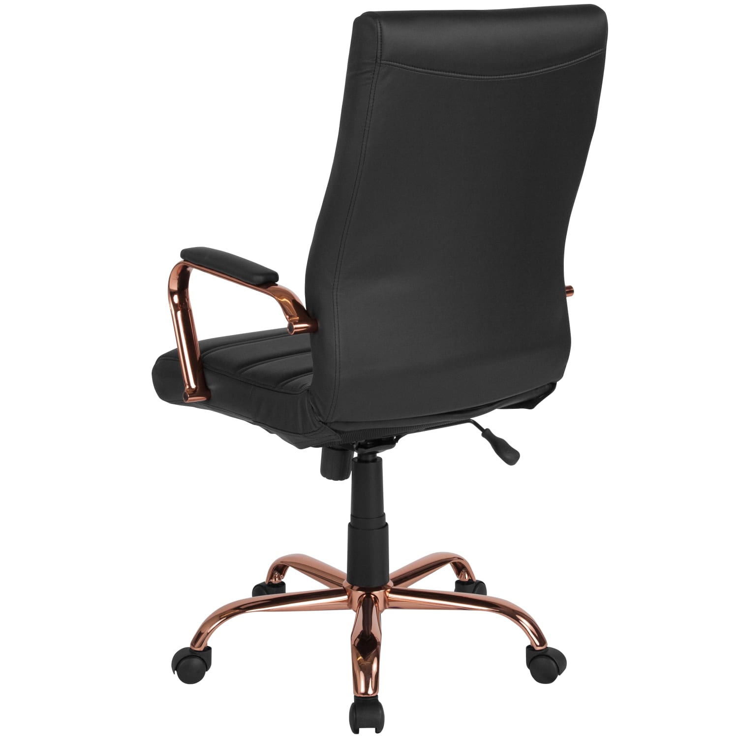 Flash Furniture LeatherSoft Faux Leather HighBack Office Chair BlackPink PopularChairscom Flash Furniture LeatherSoft Faux Leather High Back Office Chair BlackPink PopularChairscom