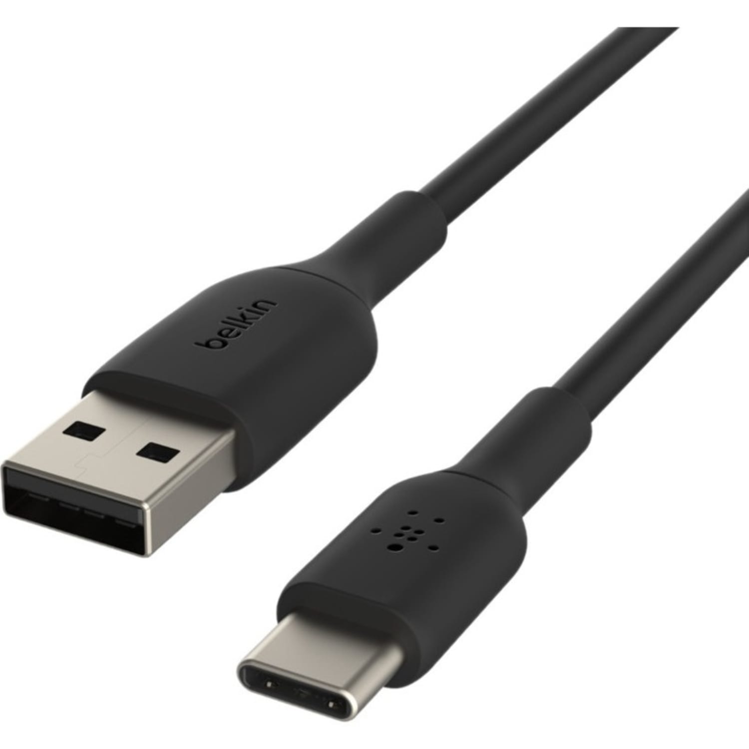 Belkin BoostCharge USB-C to USB-A Cable (1 meter / 3.3 foot, Black) - 3.28 ft USB/USB-C Data Transfer Cable for Smartphone - First End: 1 x USB Type C - Male - Second End: 1 x USB Type A - Male - Black - Image 5