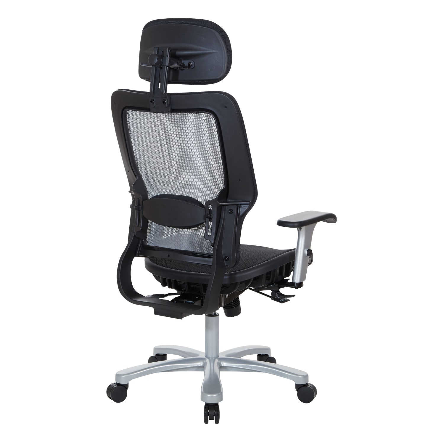 Office Star Space Seating 63 Series Air Grid Big And Tall Ergonomic Chair BlackSilver PopularChairscom Office Star Space Seating 63 Series Air Grid Big And Tall Ergonomic Chair BlackSilver PopularChairscom
