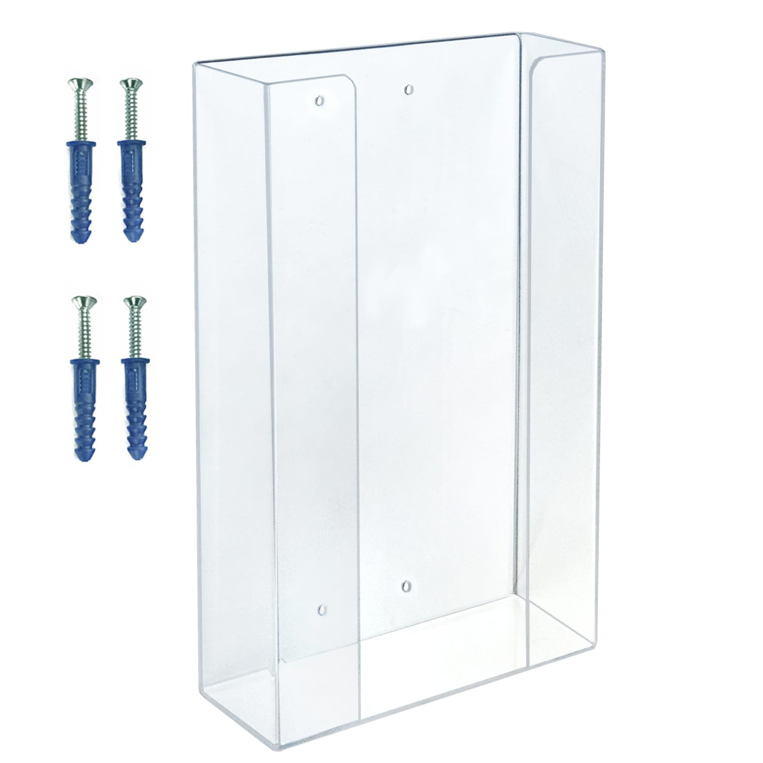 Azar Displays 3-Box Acrylic Glove Dispenser Holder, 16inH x 10-1/4inW x 3-5/8inD, Clear - Image 4
