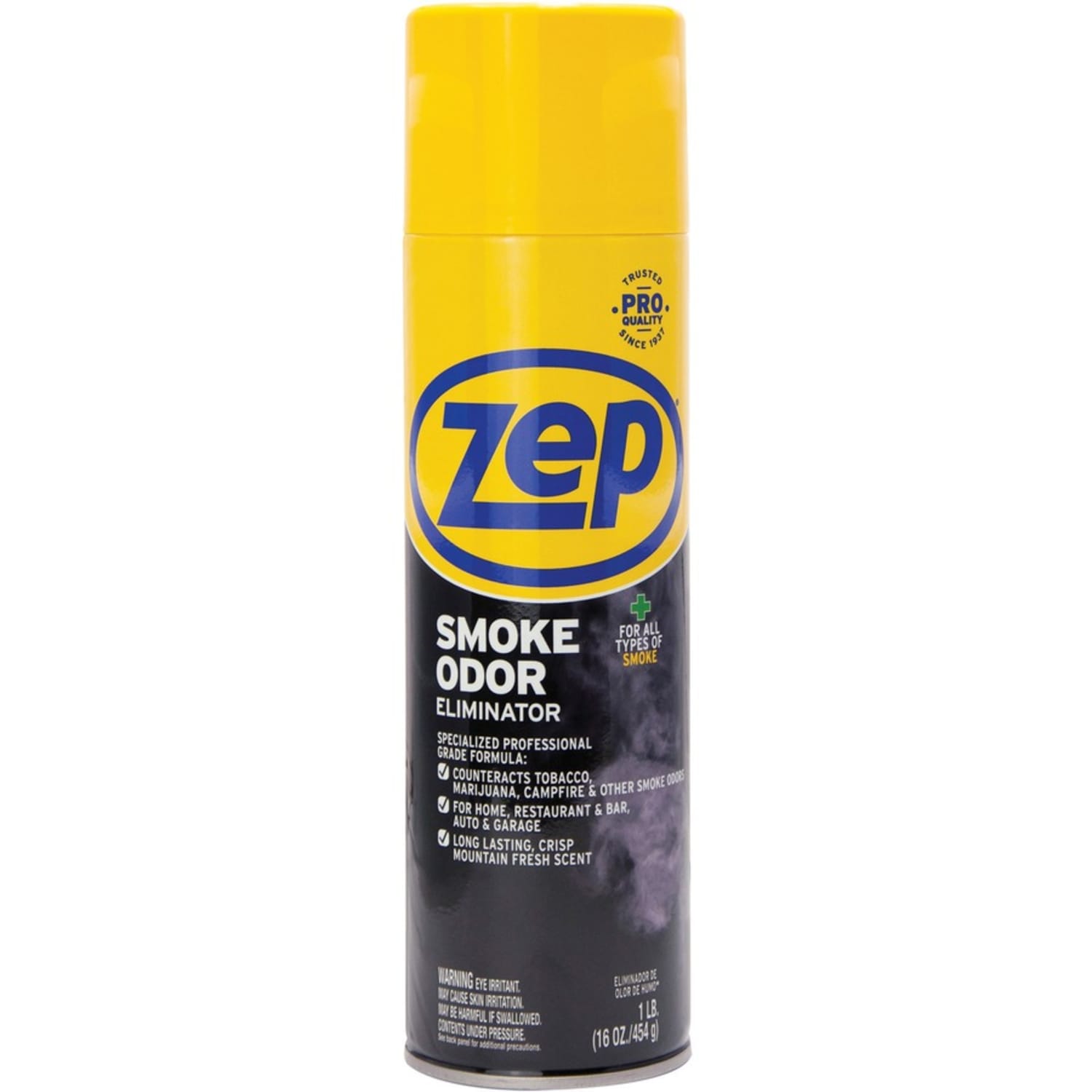 Zep Professional Strength Smoke Odor Eliminator - Aerosol - 16 oz - Crisp Mountain Fresh - Odor Neutralizer - 12 / Carton - Image 4