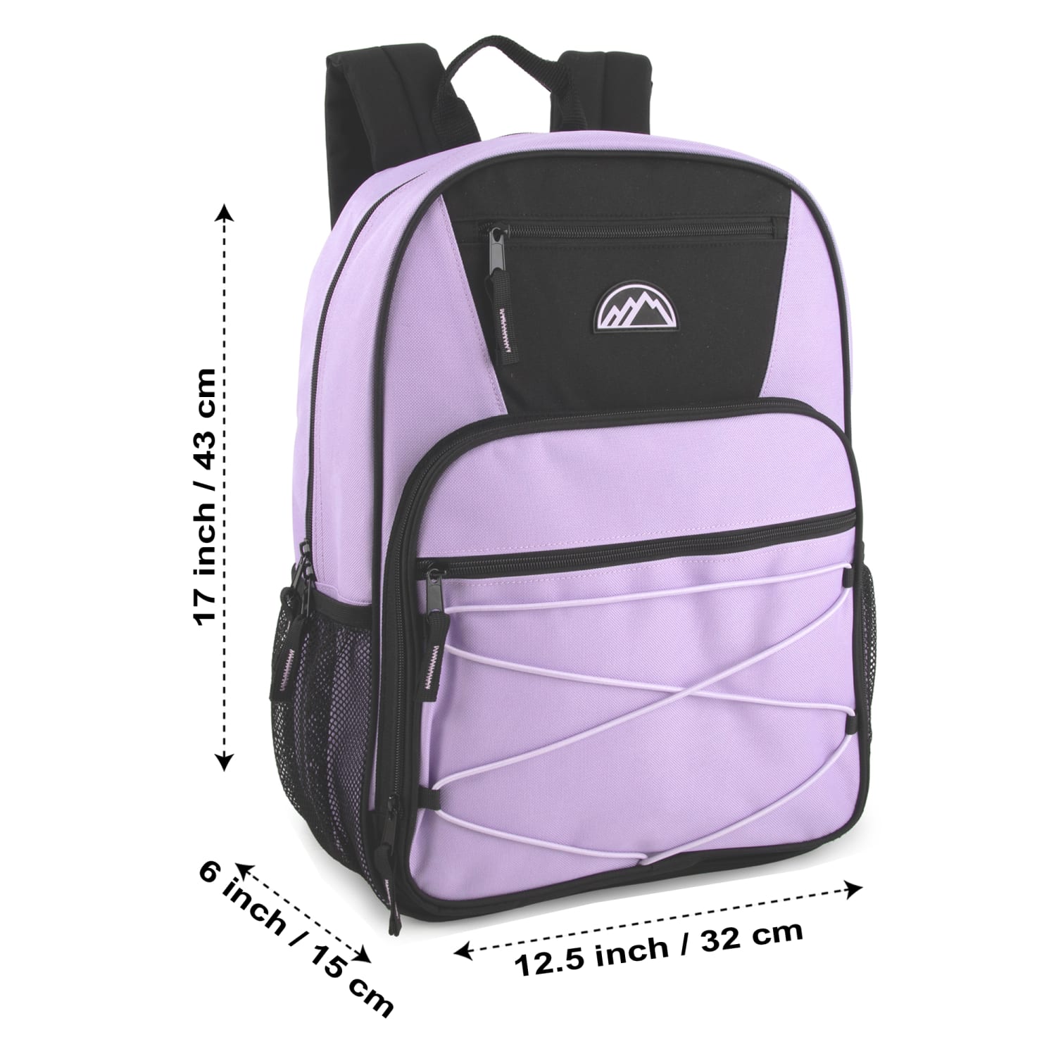 Mountain Edge Multi-Pocket Bungee Cord Sport Backpacks, Pink/Purple/Blue, Total Qty 24 - Image 5