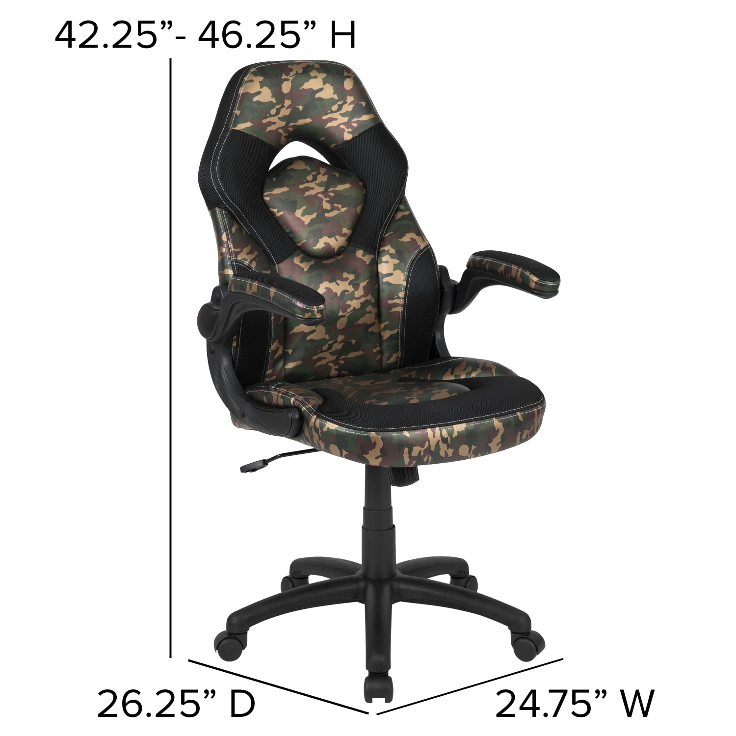 Flash Furniture X10 Ergonomic LeatherSoft Faux Leather HighBack Racing Gaming Chair With FlipUp Arms CamouflageBlack PopularChairscom Flash Furniture X10 Ergonomic LeatherSoft Faux Leather High Back Racing Gaming Chair With Flip Up Arms CamouflageBlack PopularChairscom