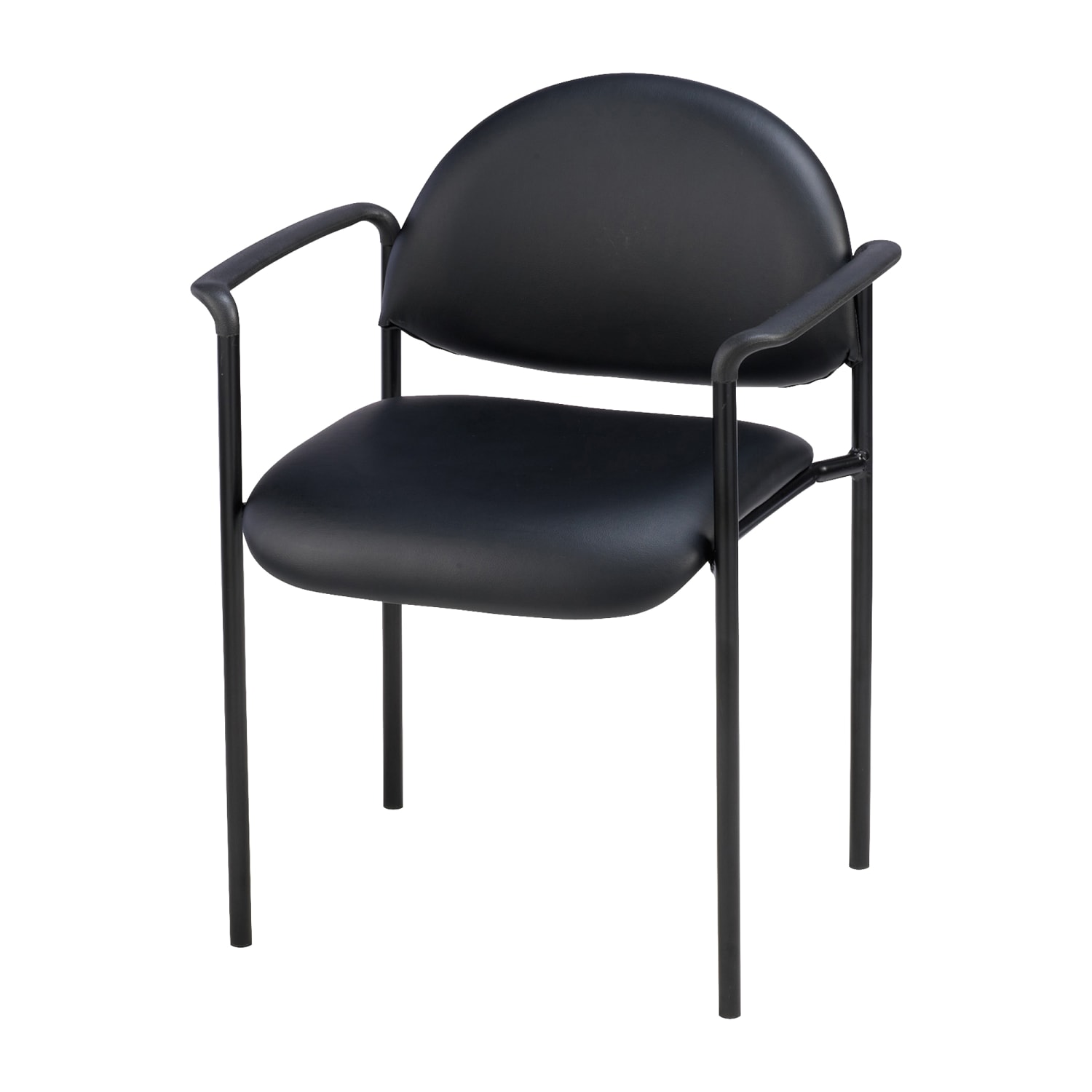 Lorell Reception Guest Chair Black PopularChairscom