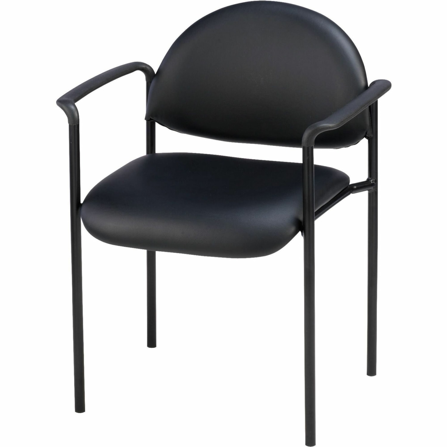 Lorell Reception Guest Chair Black PopularChairscom