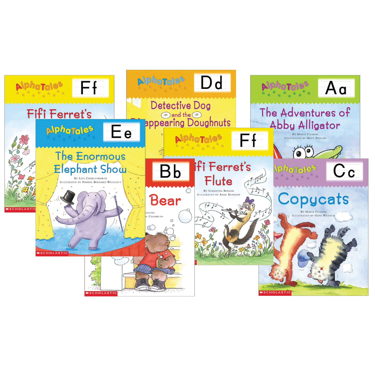 Scholastic Teaching Resources Alpha Tales Learning Library, Grades Pre-K To 1, Set Of 26 Books - Image 3