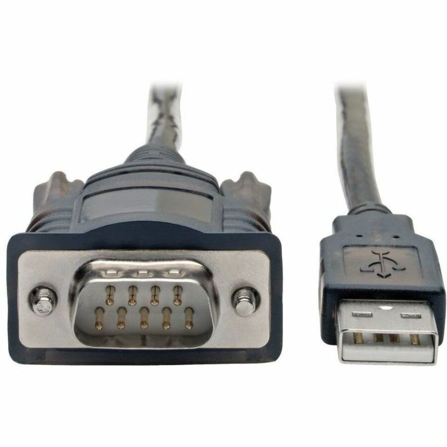 Tripp Lite RS232 to USB Adapter Cable with COM Retention (USB-A to DB9 M/M), FTDI, 5 ft. - First End: 1x Type A Male USB - U209005COM - Image 4