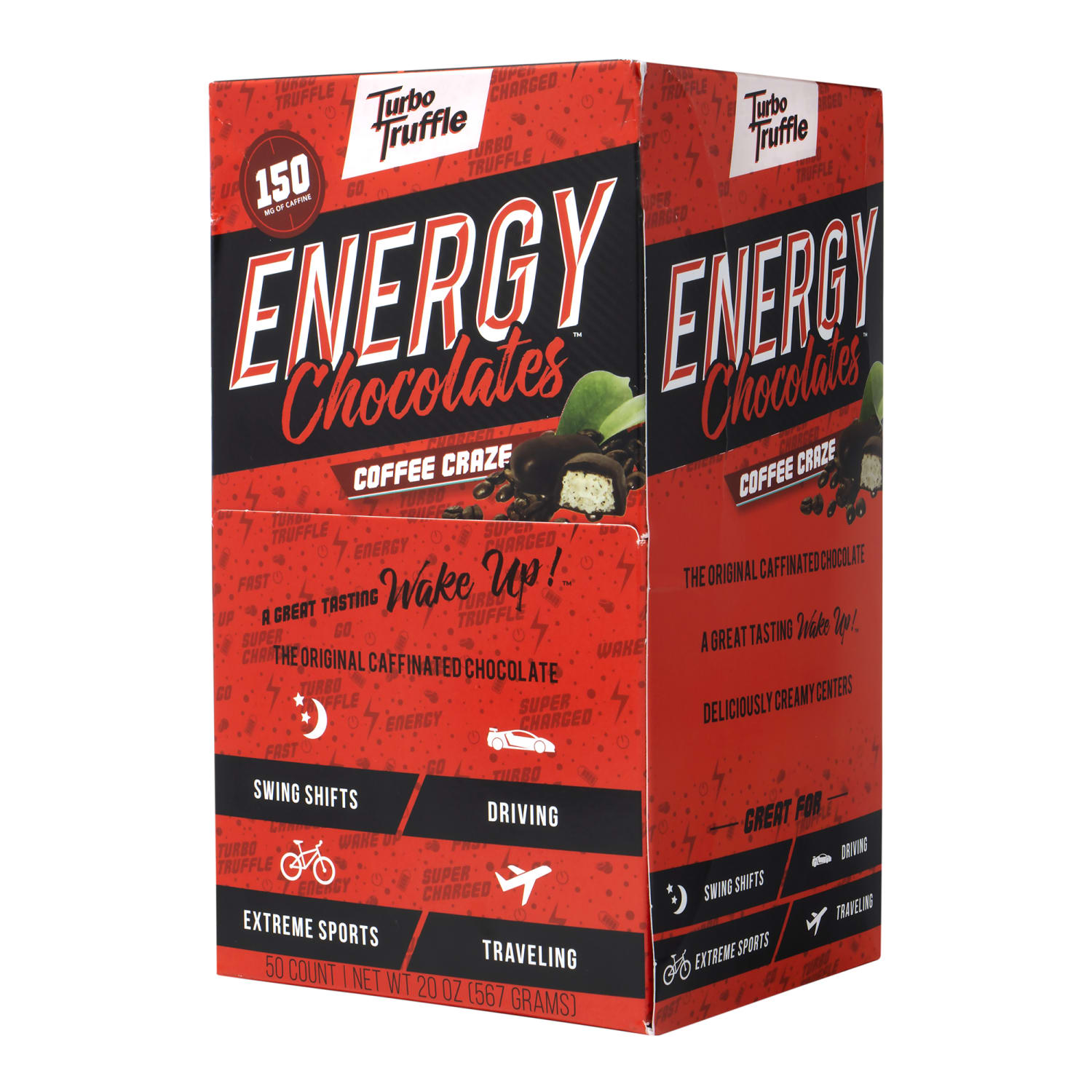 Turbo Truffles Energy Chocolate Coffee Craze Truffles, Pack Of 50 Truffles - Image 4