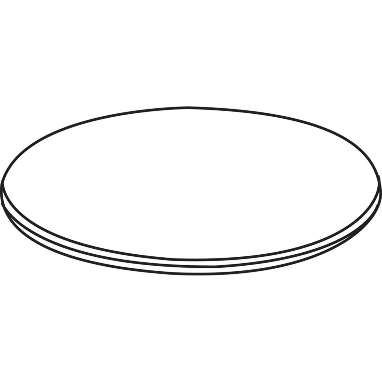 Lorell Essentials Round Table Top, 42inD, Cherry - Image 5