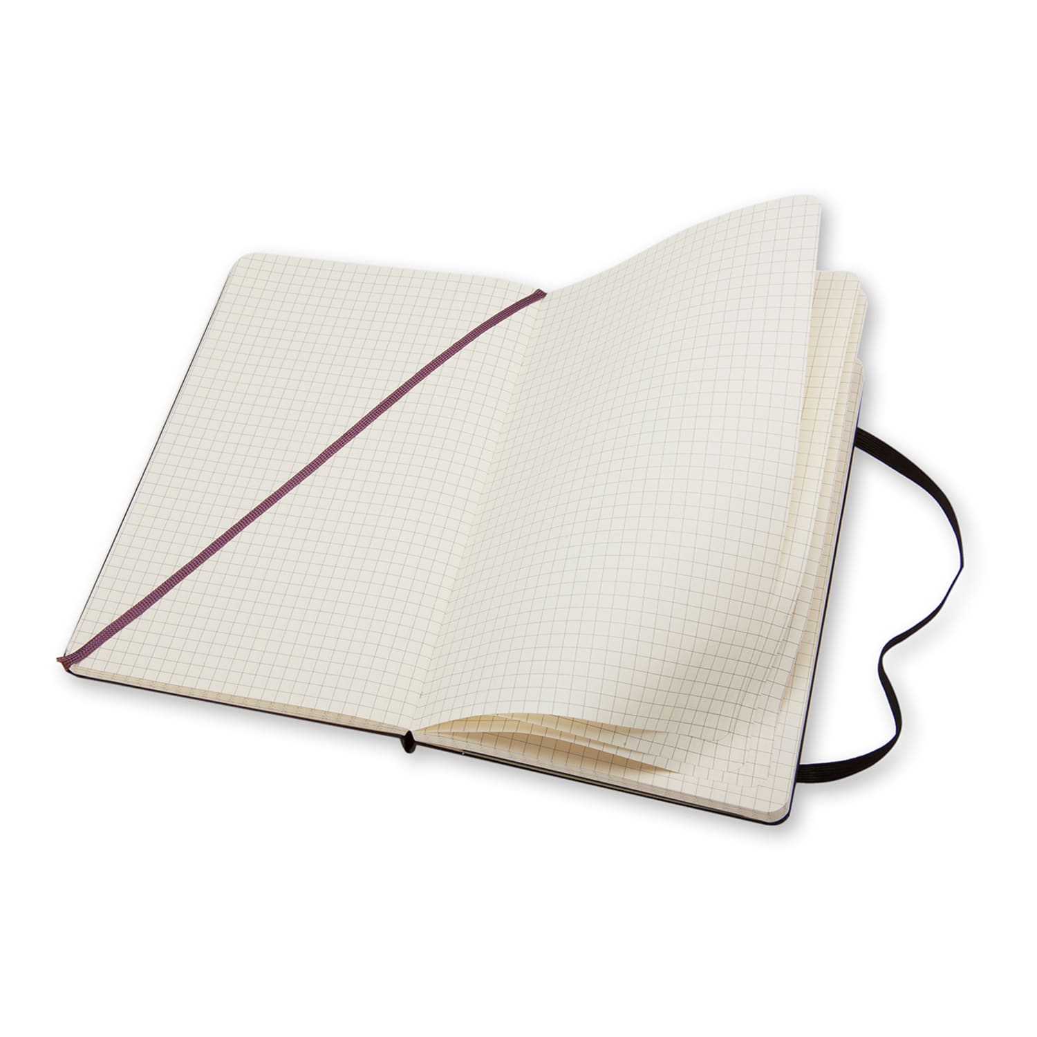 Moleskine Classic Hard Cover Notebook, 5in x 8-1/4in, Squared, 240 Pages, Black - Image 5