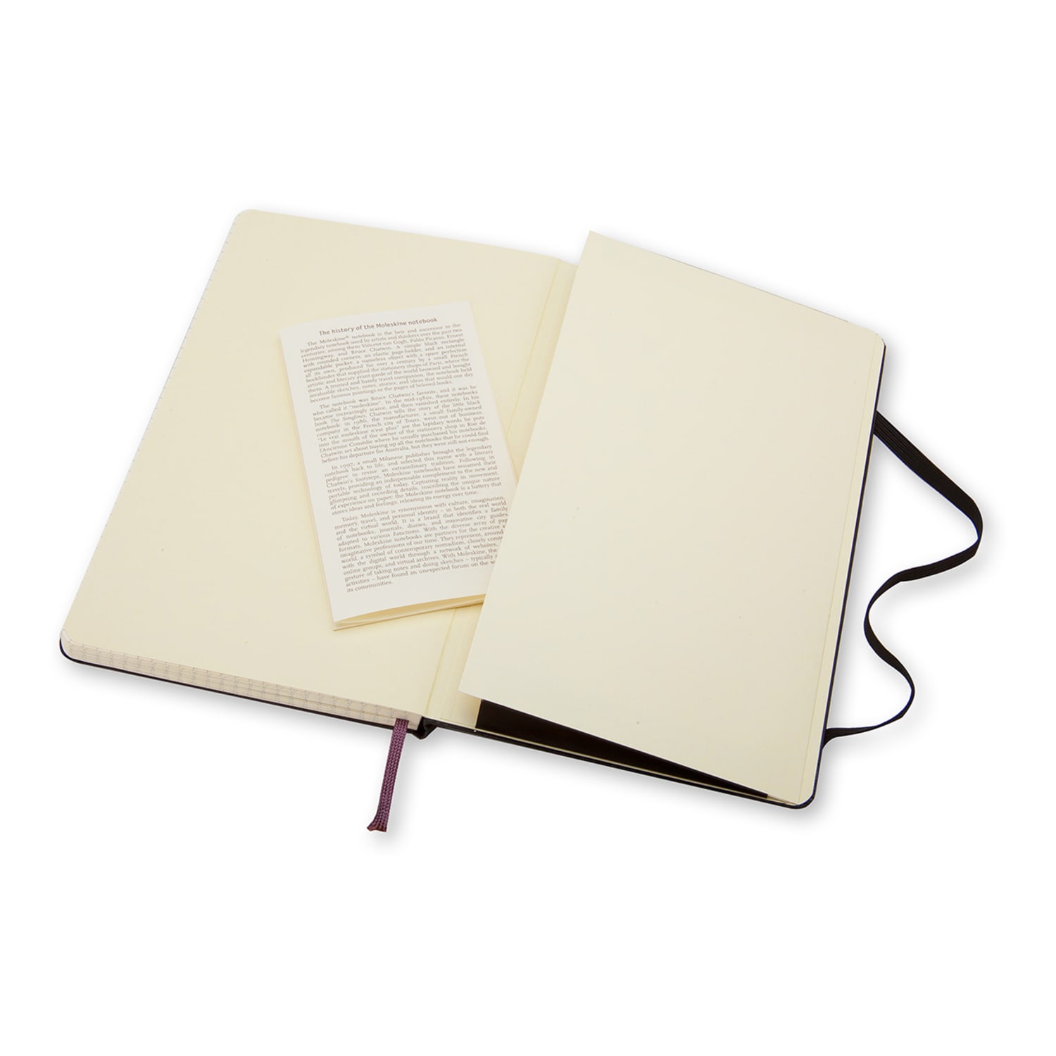 Moleskine Classic Hard Cover Notebook, 5in x 8-1/4in, Squared, 240 Pages, Black - Image 6