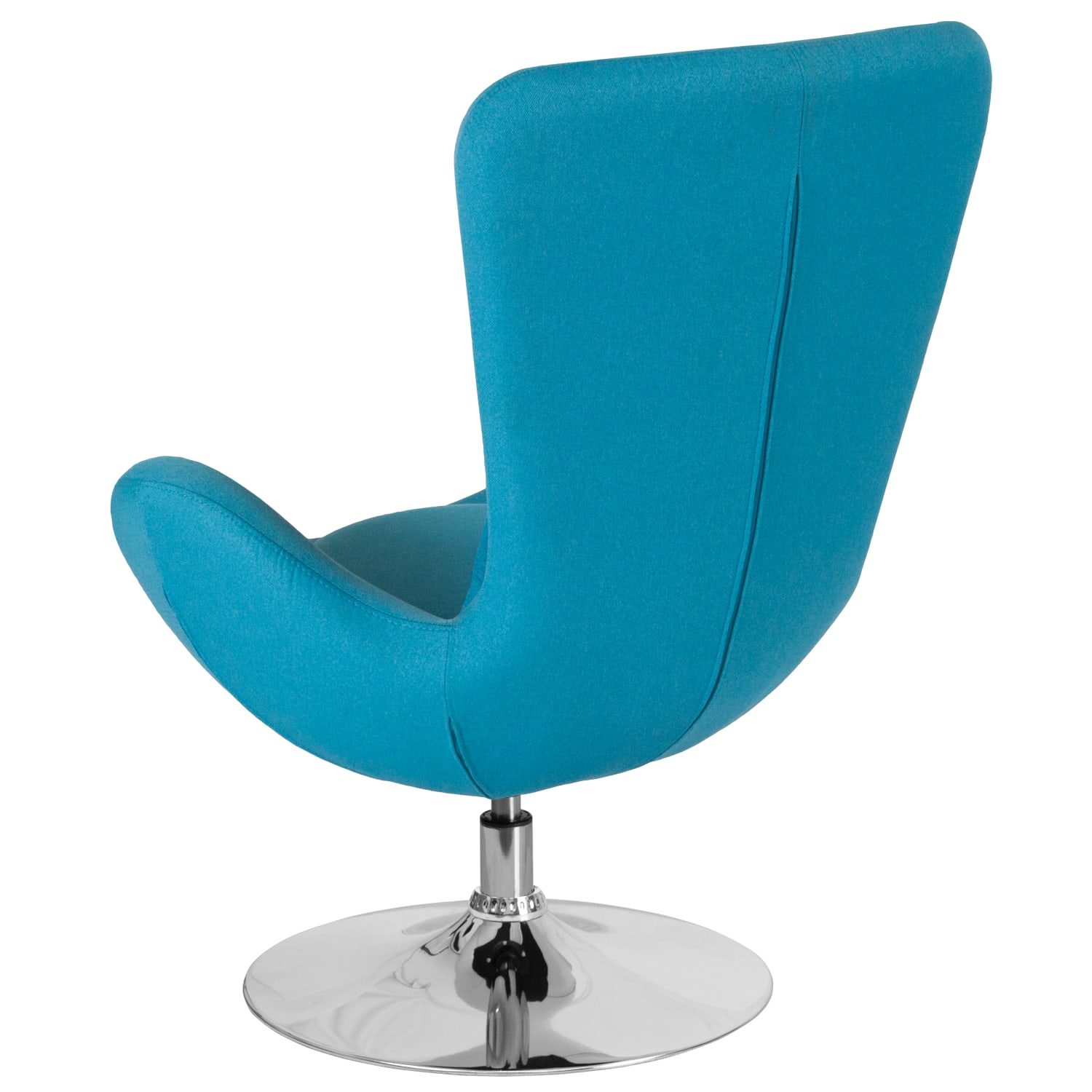 Flash Furniture Egg Side Fabric Reception Chair With Bowed Seat Aqua Fabric PopularChairscom Flash Furniture Egg Side Fabric Reception Chair With Bowed Seat Aqua Fabric PopularChairscom