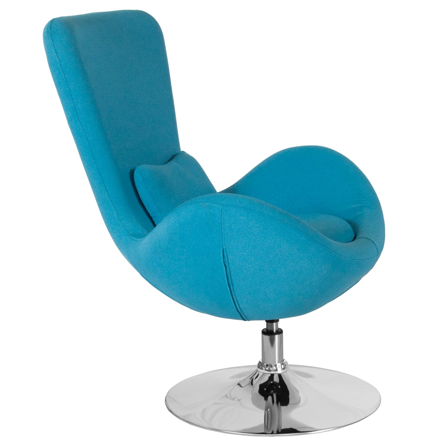 Flash Furniture Egg Side Fabric Reception Chair With Bowed Seat Aqua Fabric PopularChairscom Flash Furniture Egg Side Fabric Reception Chair With Bowed Seat Aqua Fabric PopularChairscom
