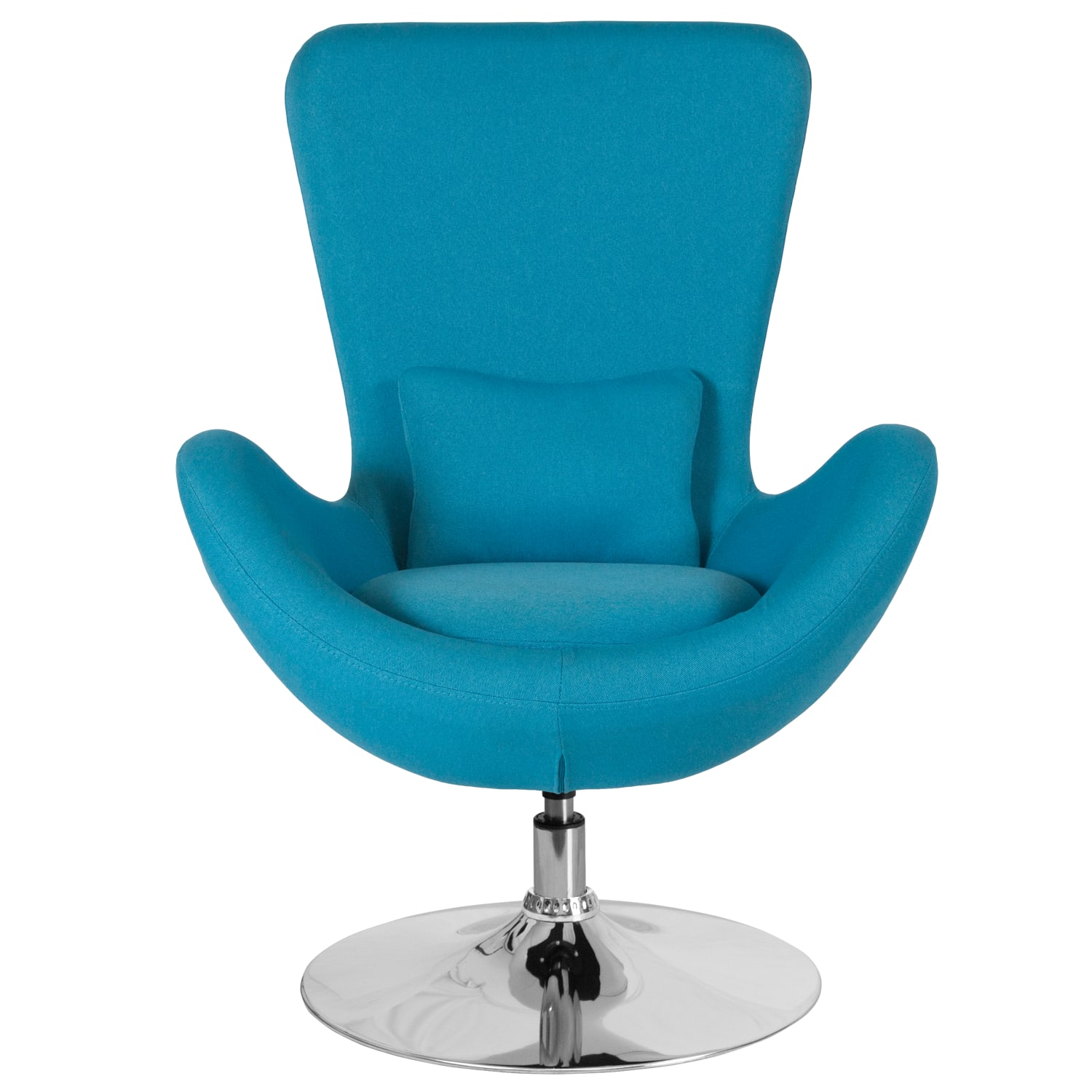 Flash Furniture Egg Side Fabric Reception Chair With Bowed Seat Aqua Fabric PopularChairscom Flash Furniture Egg Side Fabric Reception Chair With Bowed Seat Aqua Fabric PopularChairscom