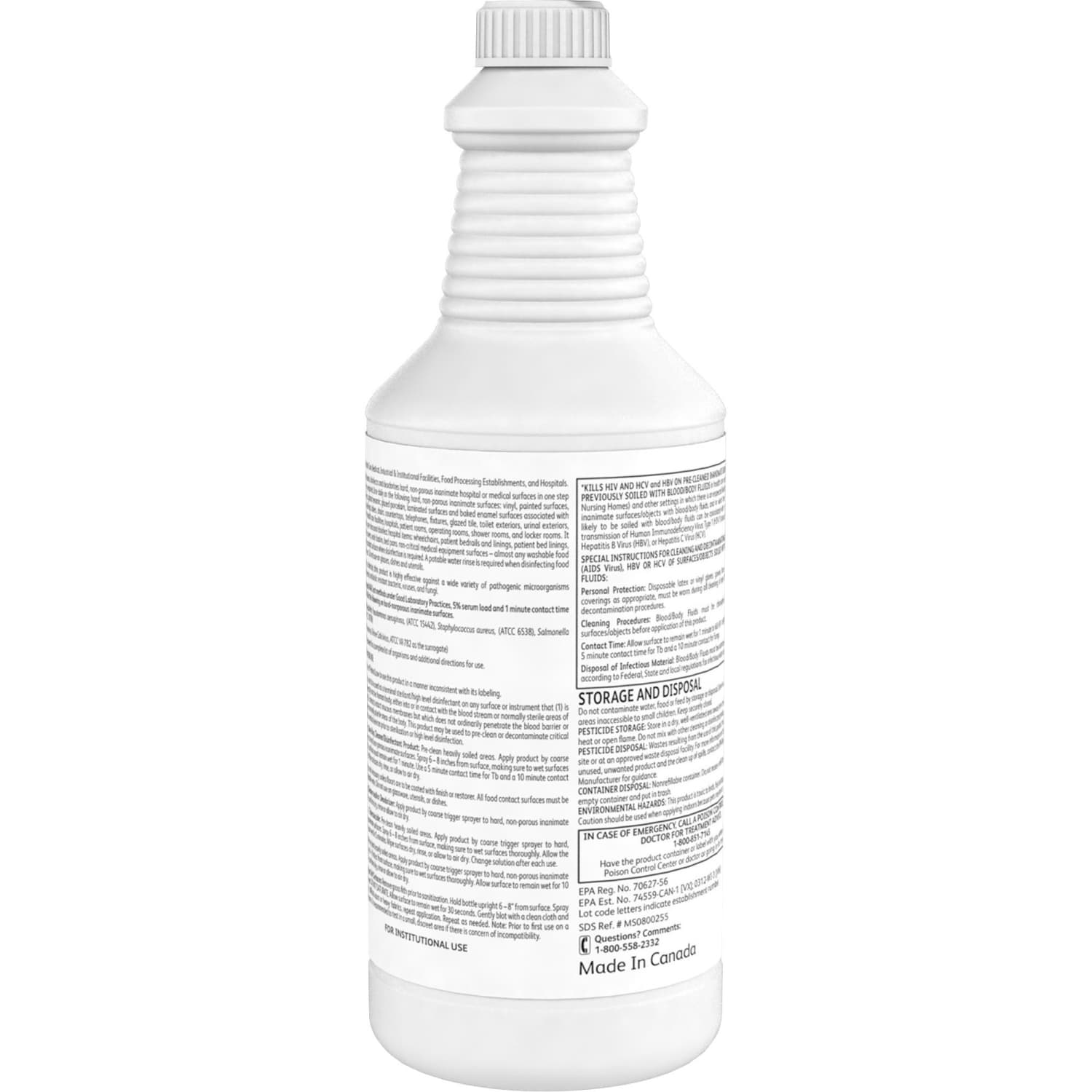 Oxivir TB Disinfectant, 32 Oz Bottle - Image 4