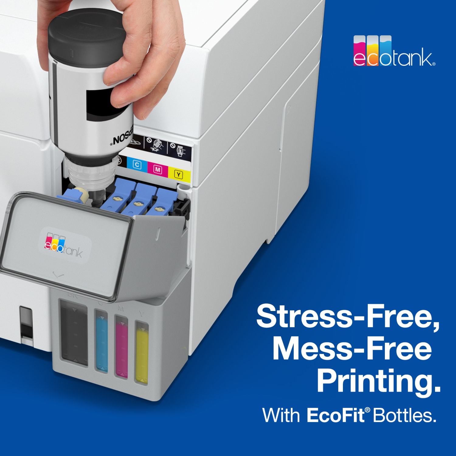 Epson 502 EcoTank Cyan, Magenta, Yellow Ink Bottles, Pack Of 3, T502520-S - Image 6