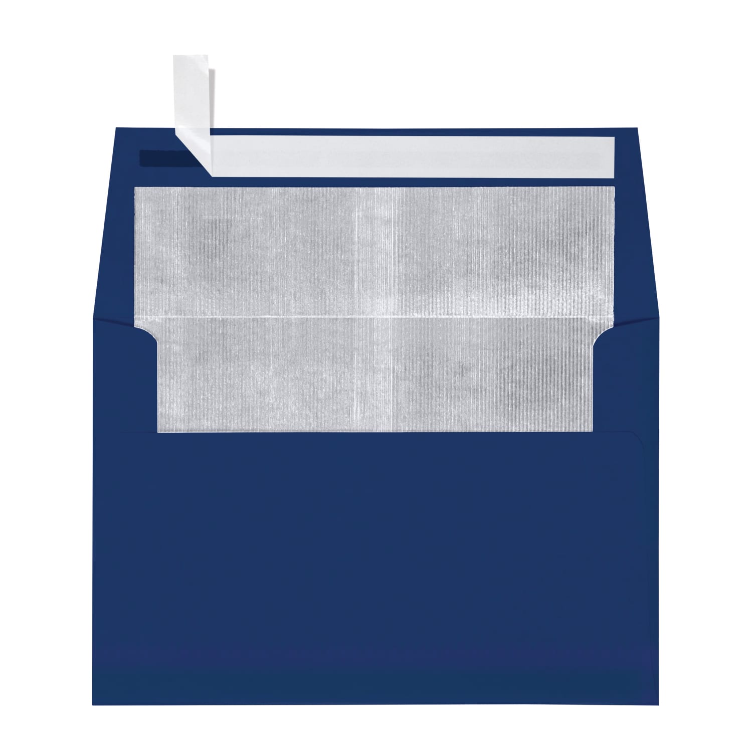 LUX Foil-Lined Invitation Envelopes A4, Peel & Press Closure, Navy/Silver, Pack Of 50 - Image 4