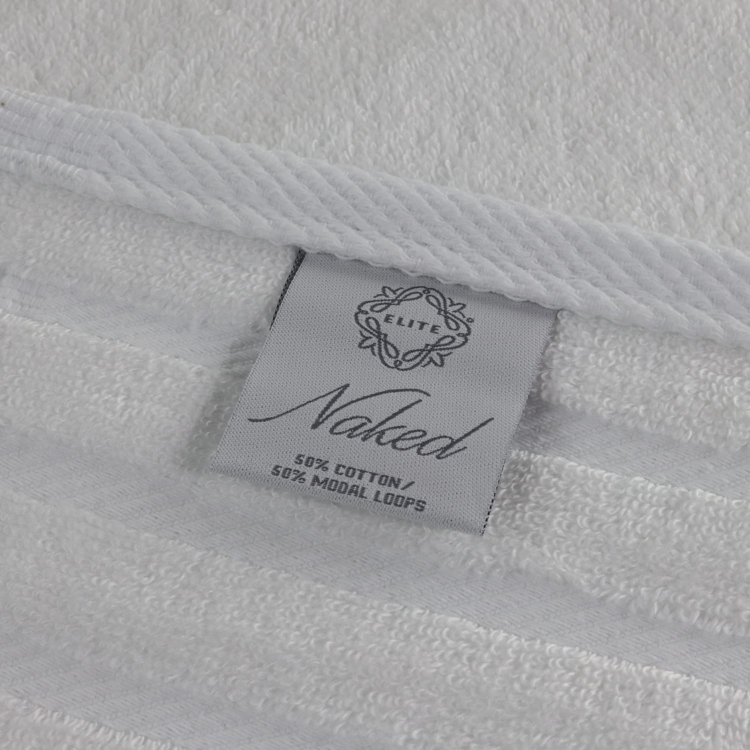 1888 Mills Naked Cotton/Tencel Modal Bath Towels, 30in x 56in, White, Pack Of 24 Towels - Image 6