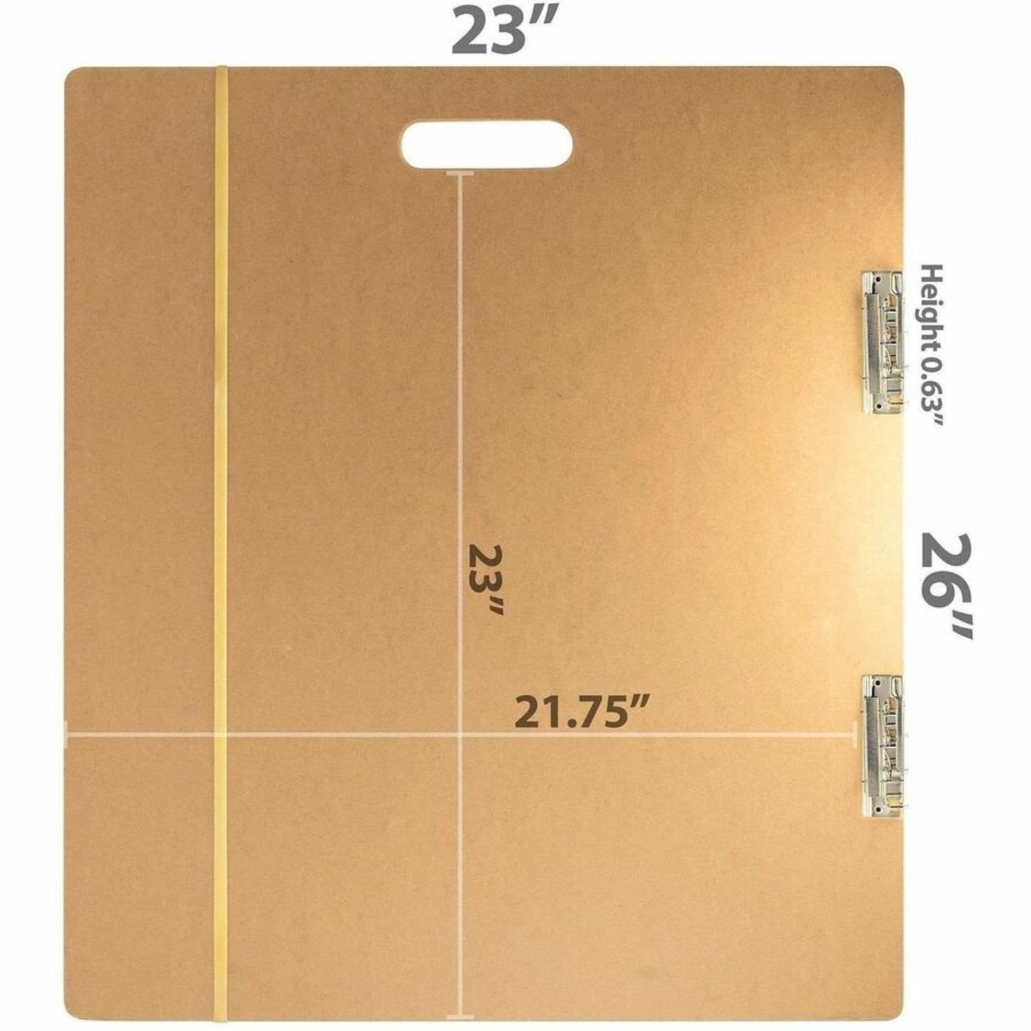 Officemate 83099 Artist Sketch Board, 23in x 26in, Brown - Image 5