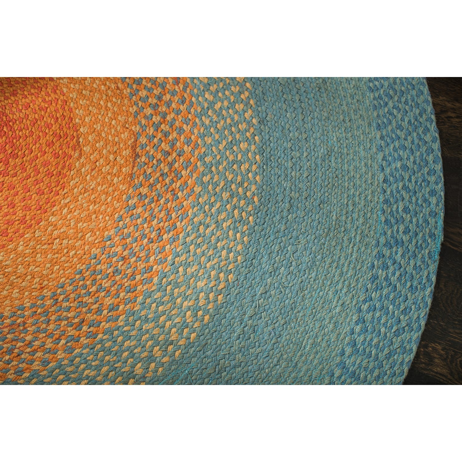Anji Mountain Olwyn Braided Rug, 8ft, Multicolor - Image 5