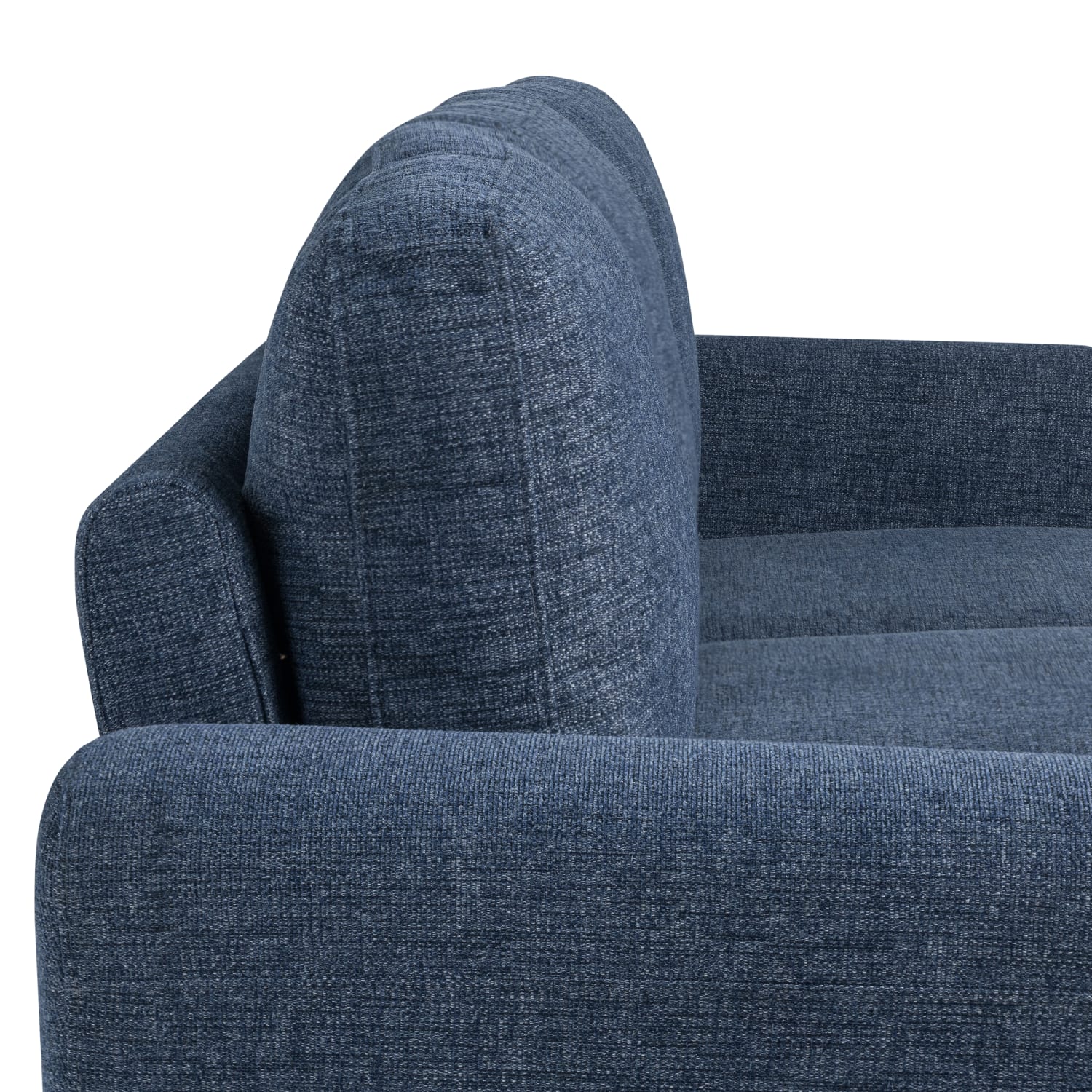 Lifestyle Solutions Winslow Sofa With Rolled Arms, 32-3/4inH x 80-1/3inW x 31-1/2inD, Blue - Image 7
