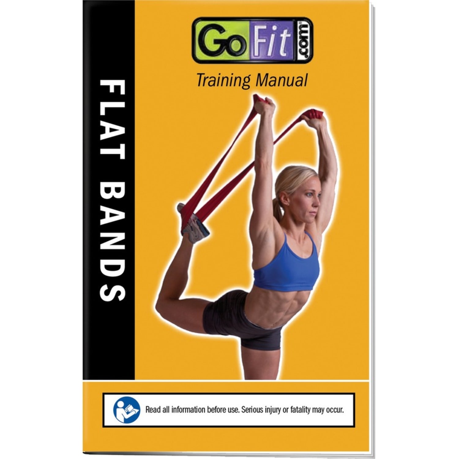 GoFit Latex-Free Single Flat Band (Yellow/Light) - Yellow - Image 4