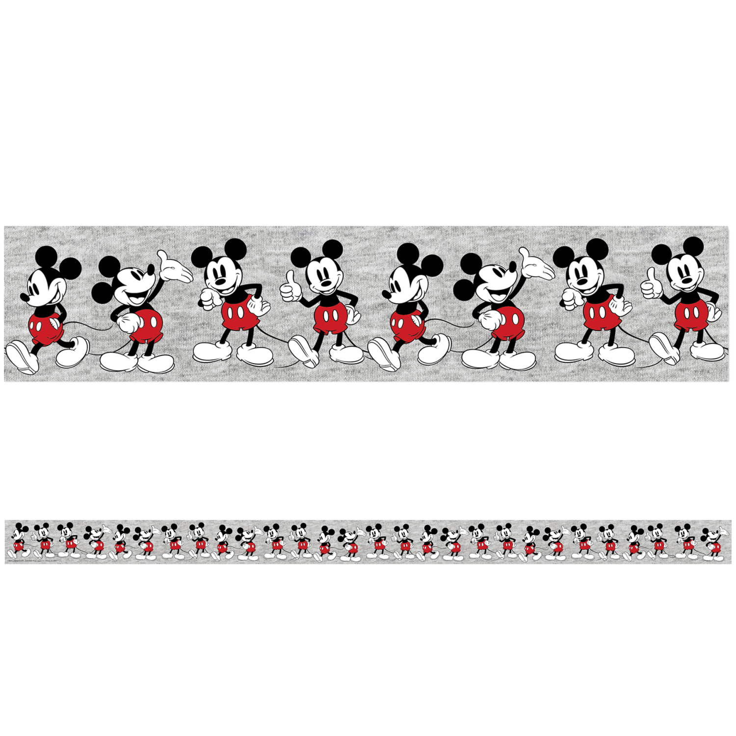 Eureka School Deco Trim, Mickey Mouse Throwback Mickey Poses, 37' Per Pack, Set Of 6 Packs - Image 3