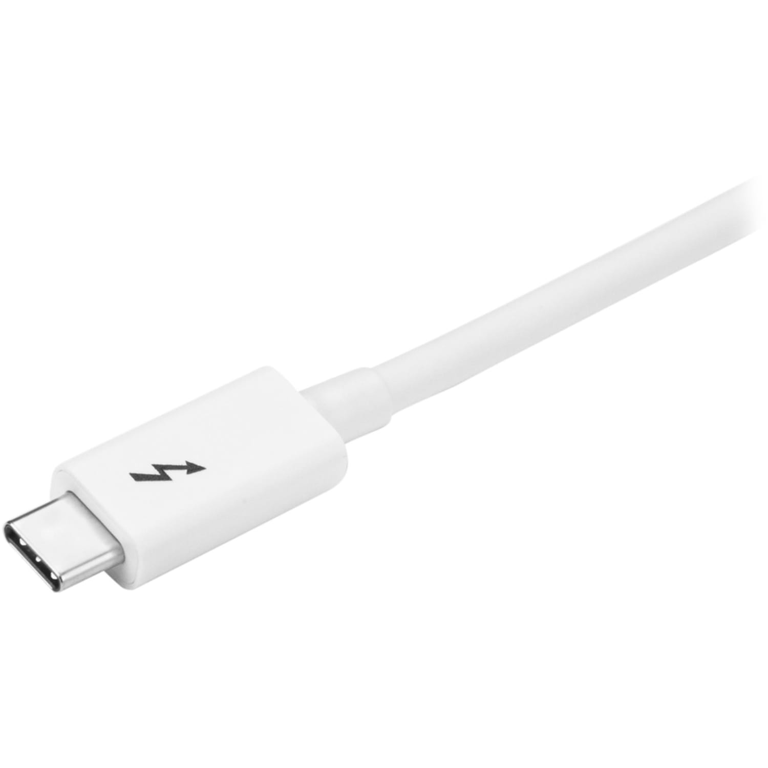 StarTech.com 6.6ft (2m) Thunderbolt 3 Cable, 20Gbps, 100W PD, 4K Video, Thunderbolt-Certified, Compatible w/ TB4/USB 3.2/DisplayPort - TBLT3MM2MW - Image 3