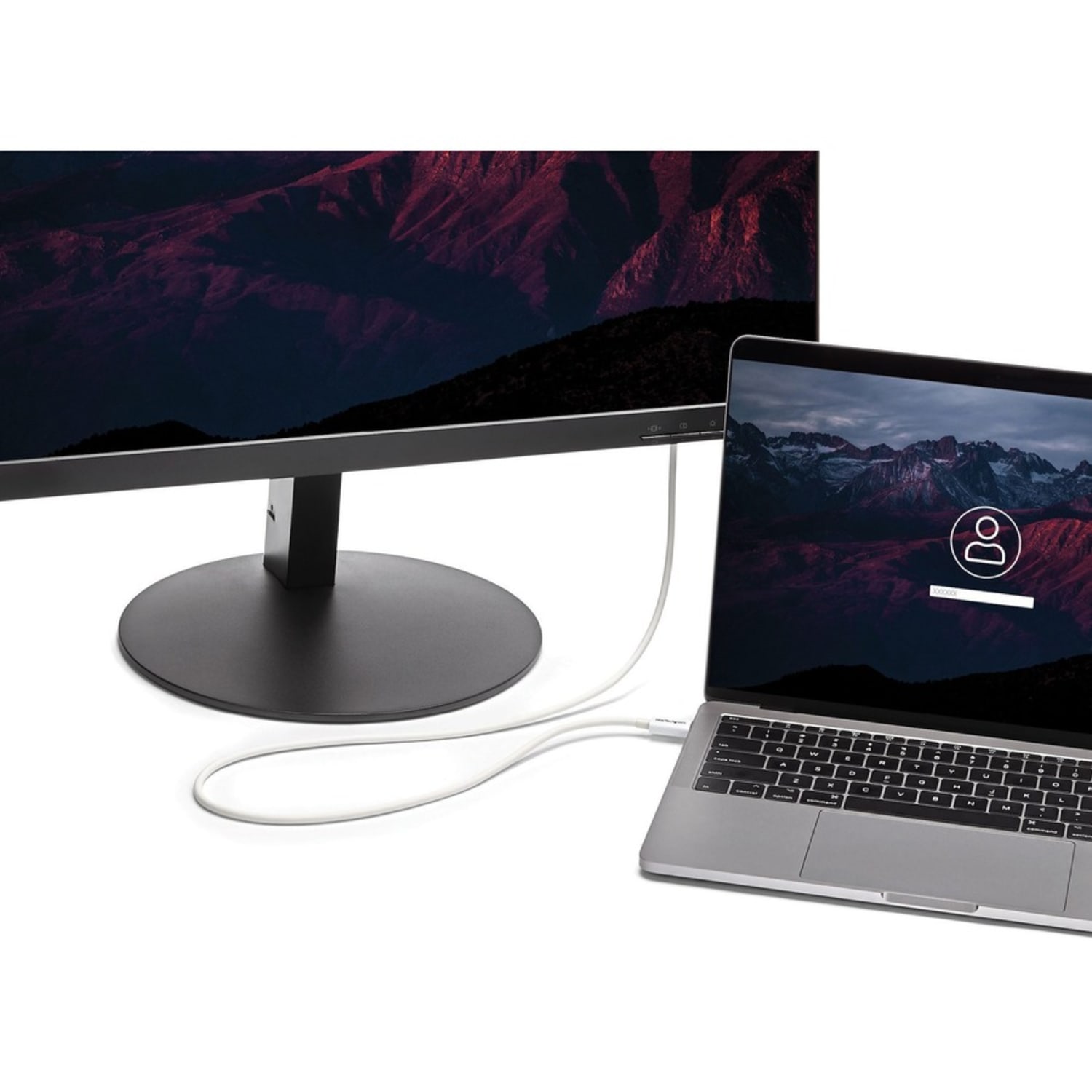 StarTech.com 6.6ft (2m) Thunderbolt 3 Cable, 20Gbps, 100W PD, 4K Video, Thunderbolt-Certified, Compatible w/ TB4/USB 3.2/DisplayPort - TBLT3MM2MW - Image 4