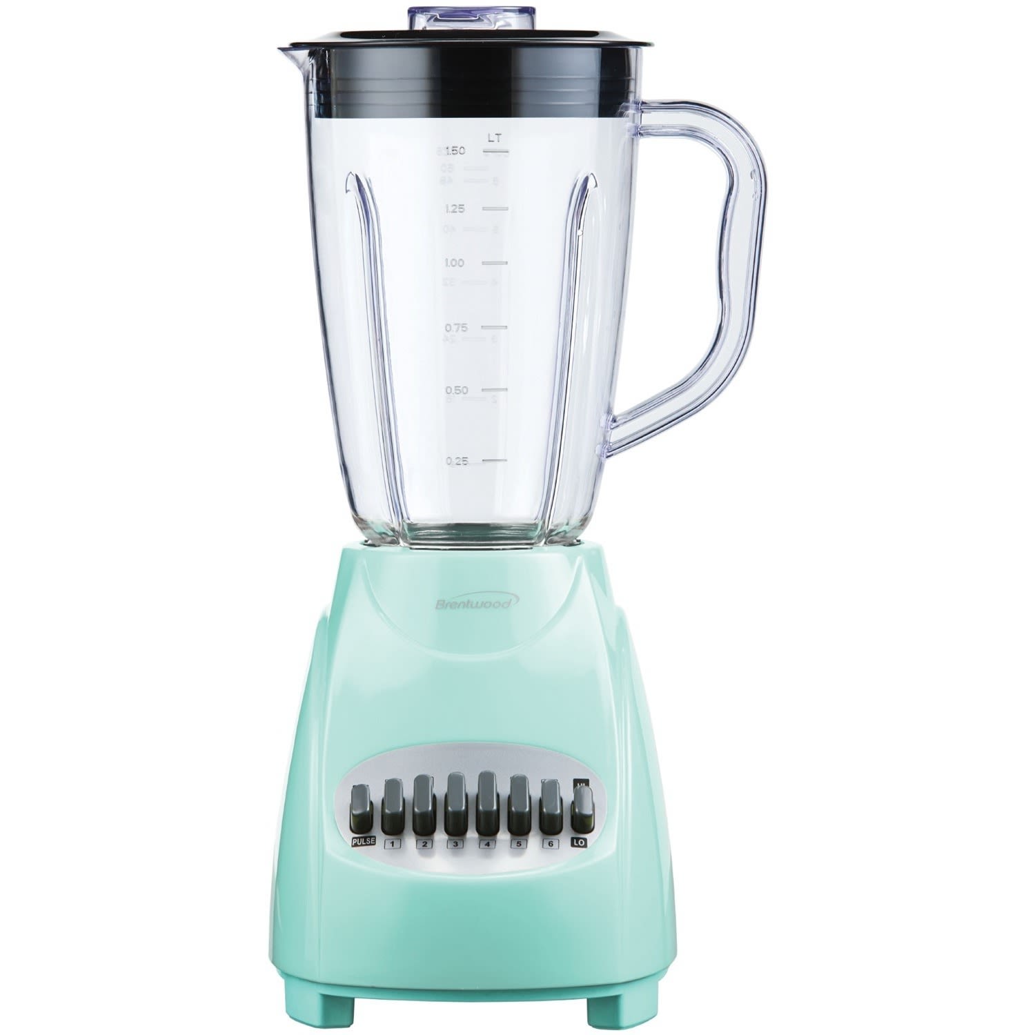 Brentwood JB-220BL 12-Speed Plus Pulse Blender, Blue - 350 W - 1.56 quart - 12 Speed Setting(s) - 2.42 ft - Blue