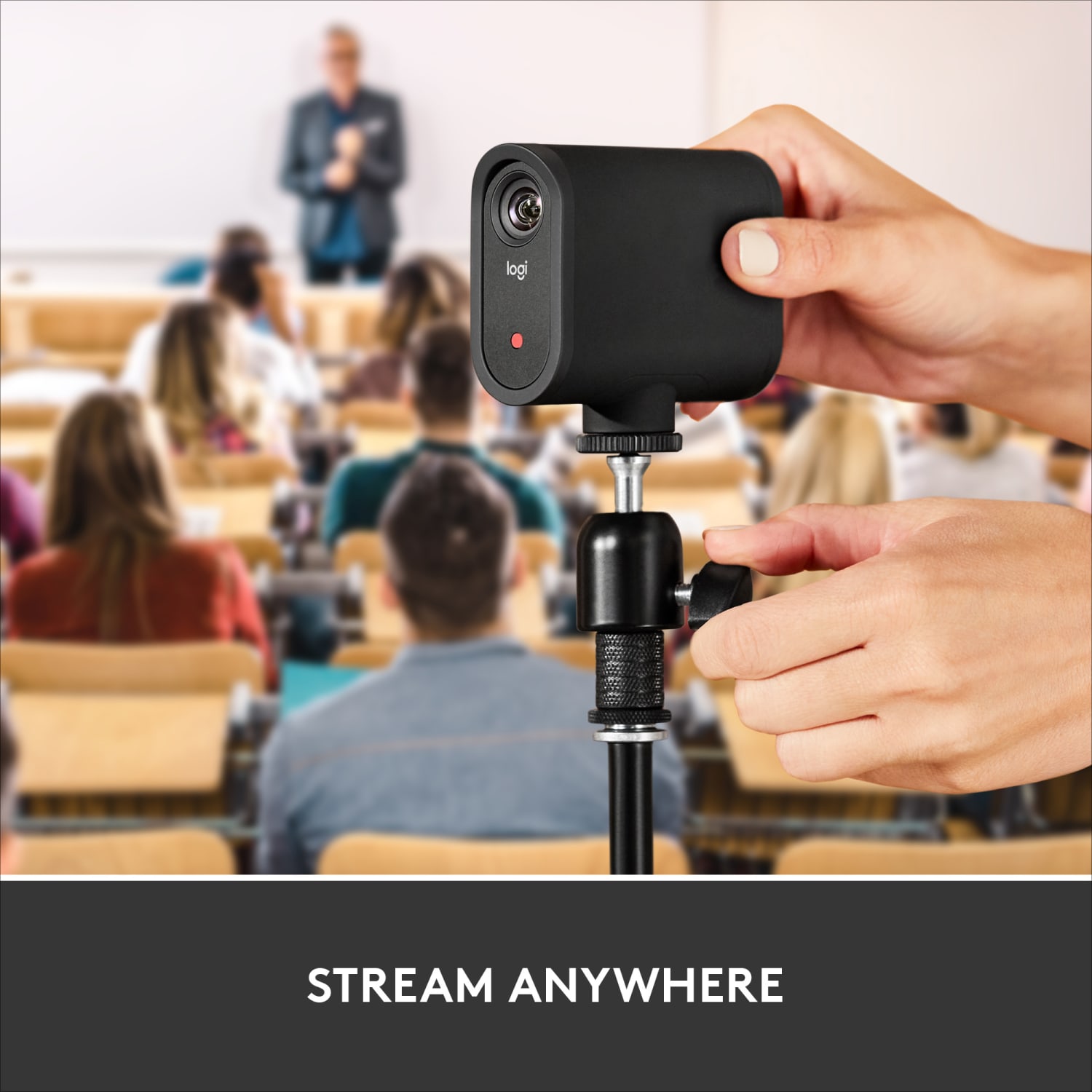 Mevo Start Webcam - 12 Megapixel - Black - USB Type C - 1 Pack(s) - 1920 x 1080 Video - 84 deg. Angle - Microphone - Wireless LAN - Smartphone - Image 4