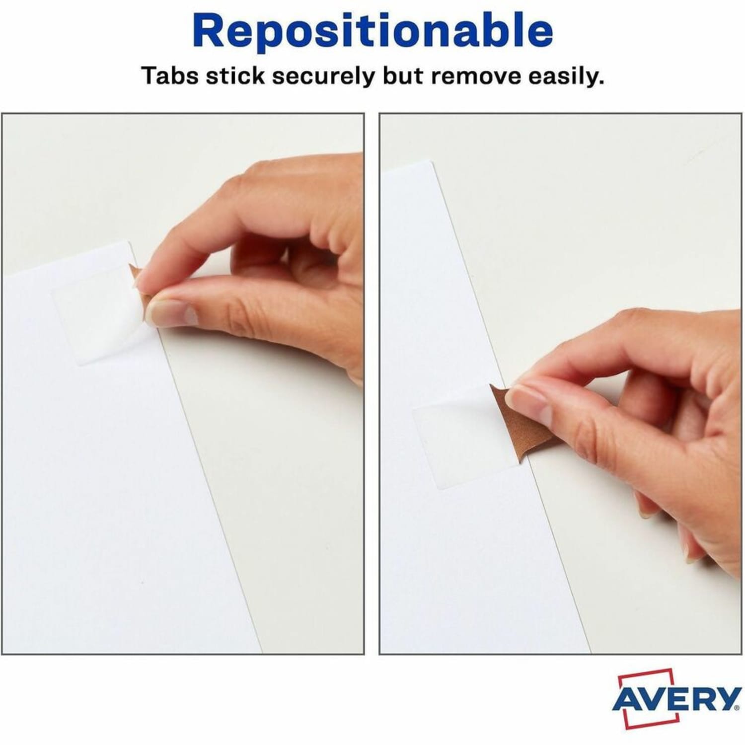 Avery Metallic Color Mini Ultra Tabs - Write-on Tab(s) - 1.50in Tab Height x 1in Tab Width - Gold, Silver, Rose Gold, Copper Tab(s) - 40 / Pack - Image 5