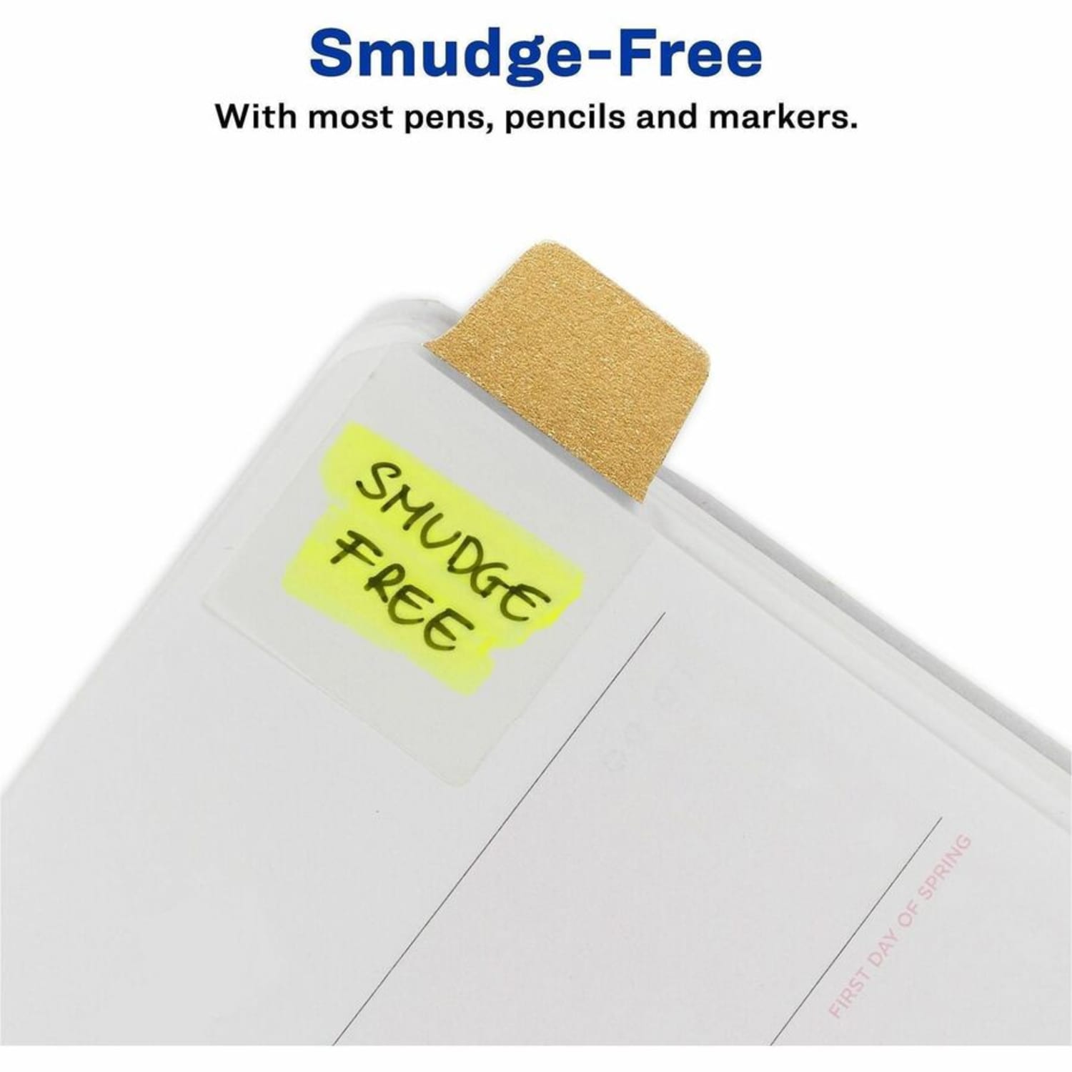 Avery Metallic Color Mini Ultra Tabs - Write-on Tab(s) - 1.50in Tab Height x 1in Tab Width - Gold, Silver, Rose Gold, Copper Tab(s) - 40 / Pack - Image 6