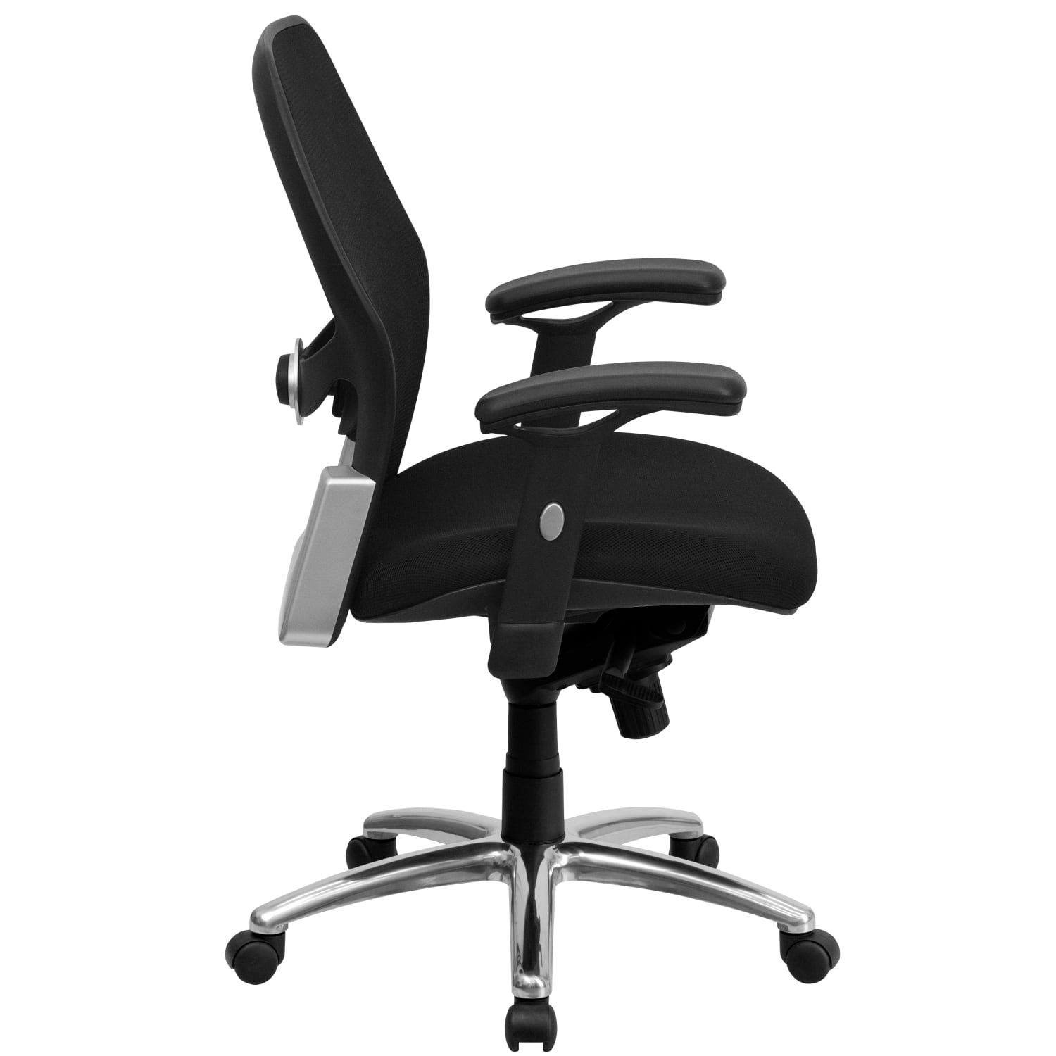 Flash Furniture Ergonomic Super Mesh Mid-Back Executive Office Chair, Black - Image 6