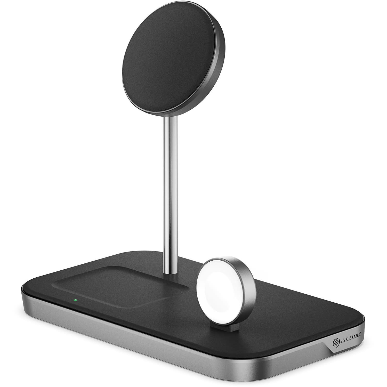 Alogic MagSpeed 3-in-1 Wireless 15W Charging Station - LED Indicator, Fast Charge Mode, Safety, Magnetic - 1