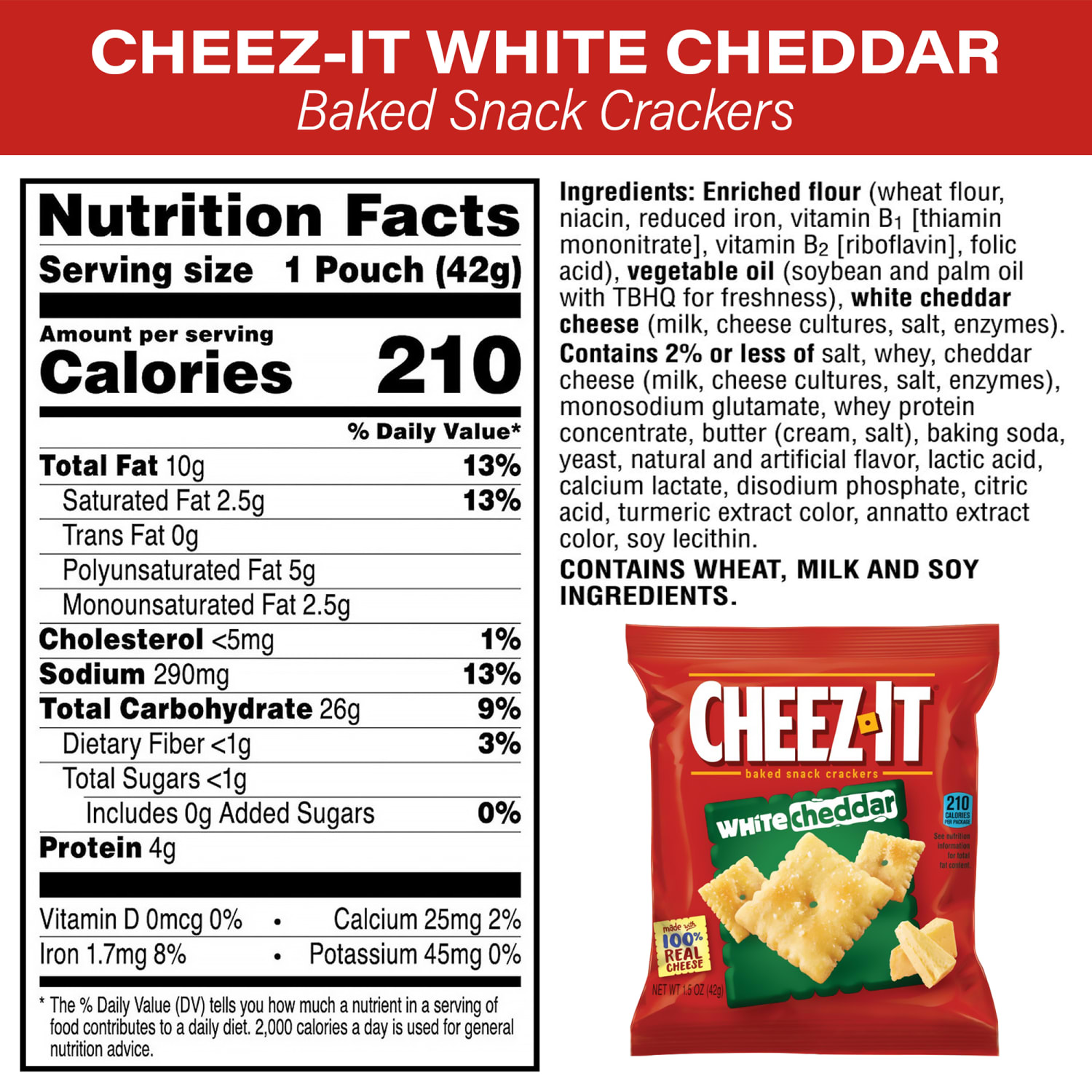 Cheez-It Snack Cracker Variety Pack, Pack Of 45 Bags - Image 5
