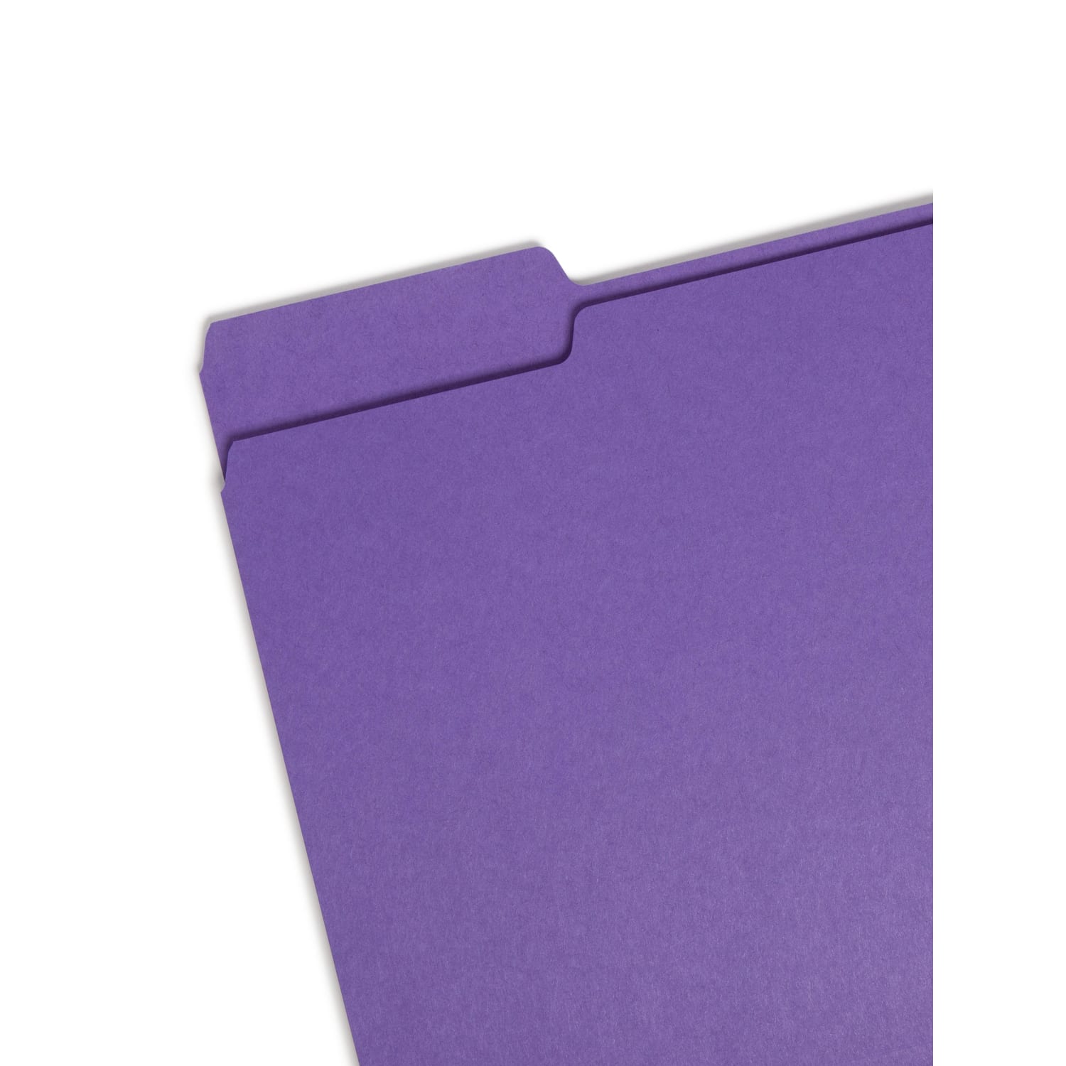 Smead Color File Folders, Letter Size, 1/3 Cut, Purple, Box Of 100 - Image 3