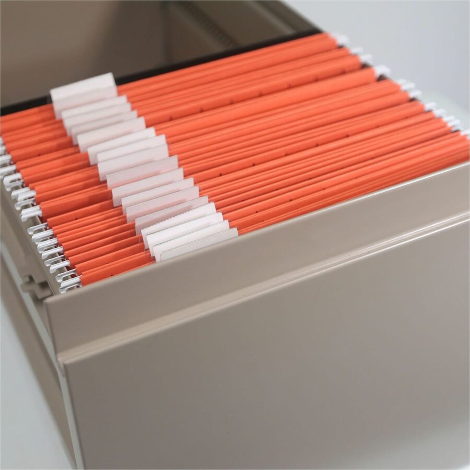 Smead Hanging File Folders, 1/5-Cut Adjustable Tab, Letter Size, Orange, Box Of 25 - Image 4